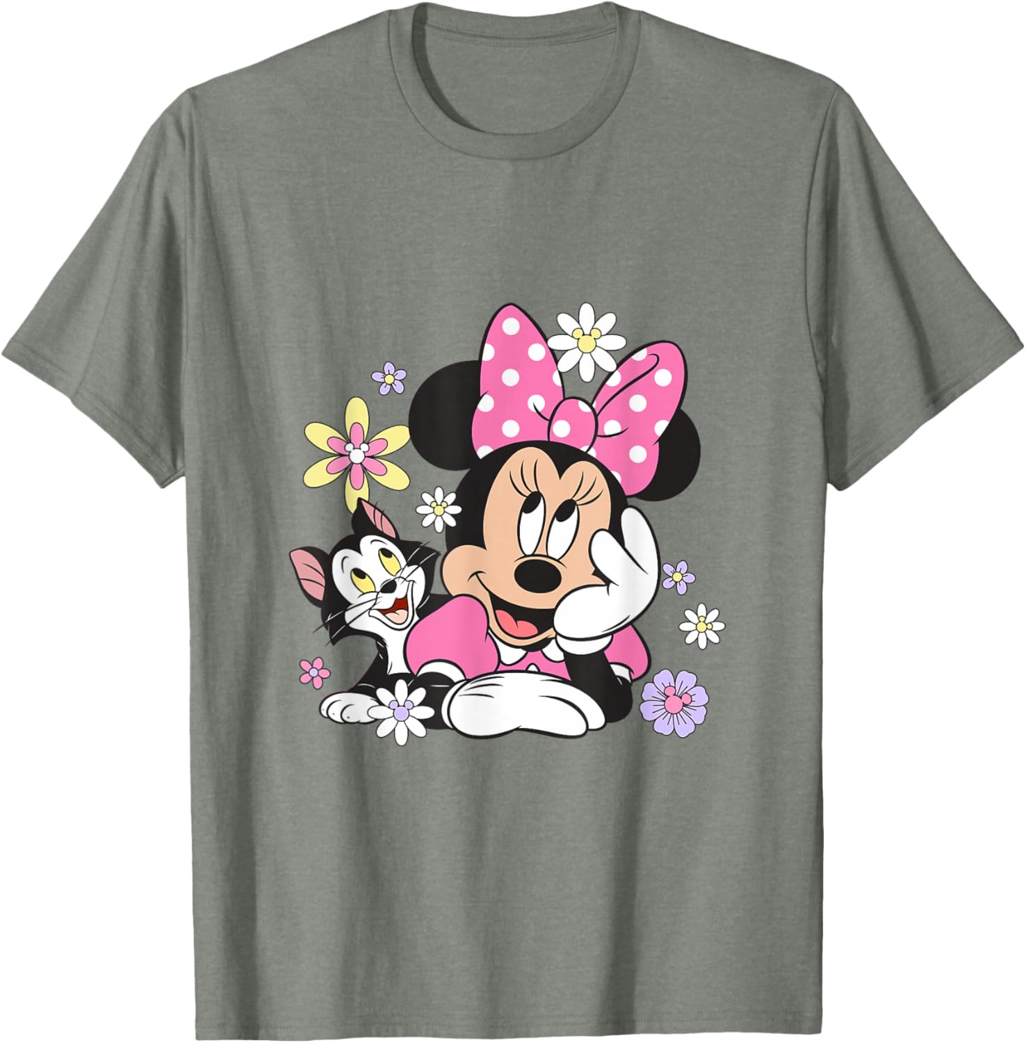 Minnie Mouse Figaro Floral T-Shirt for Disney Fans and Fashion Lovers - 3