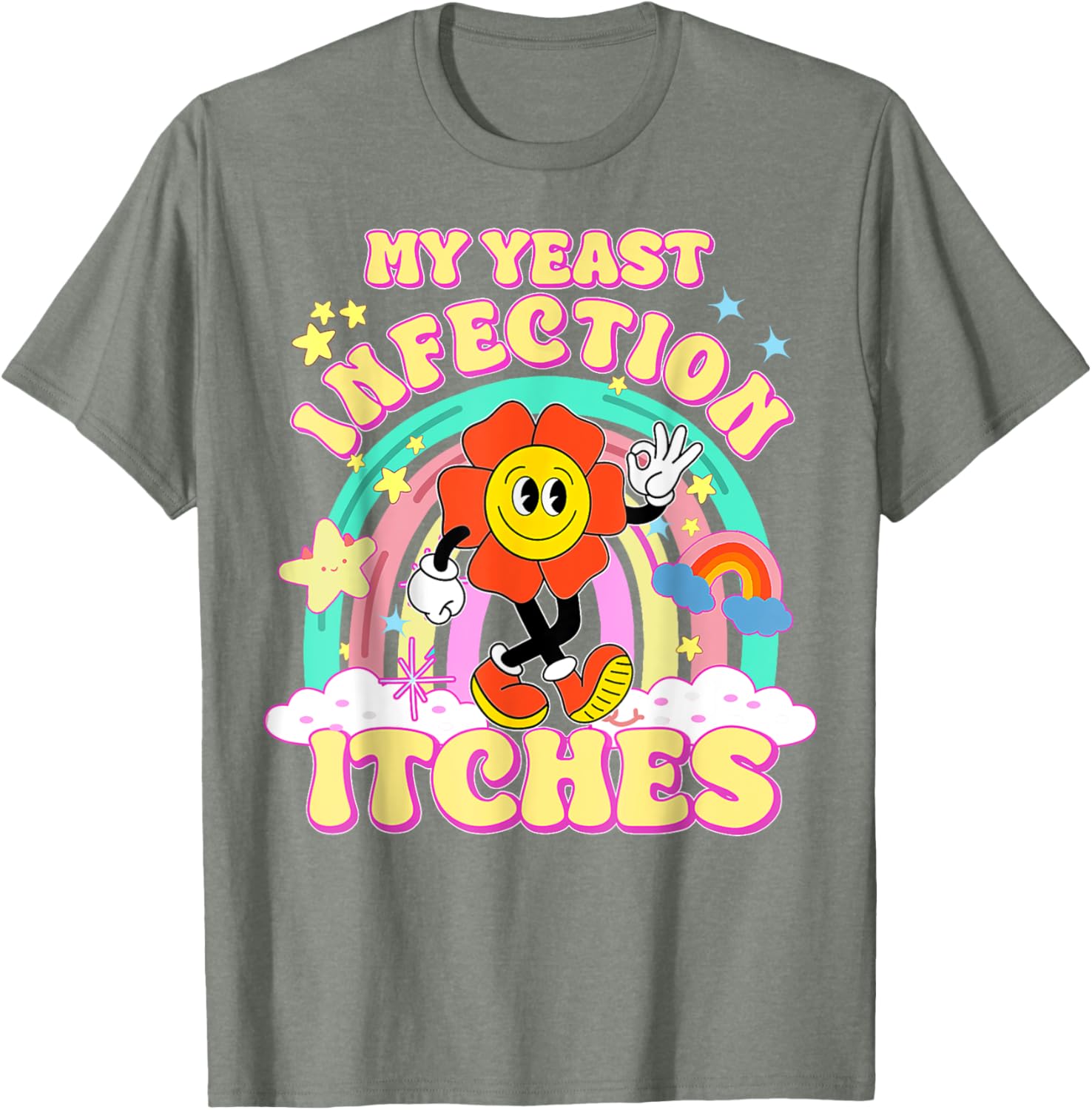 Funny Yeast Infection Humor T-Shirt for Unique Gifts and Casual Wear - 24