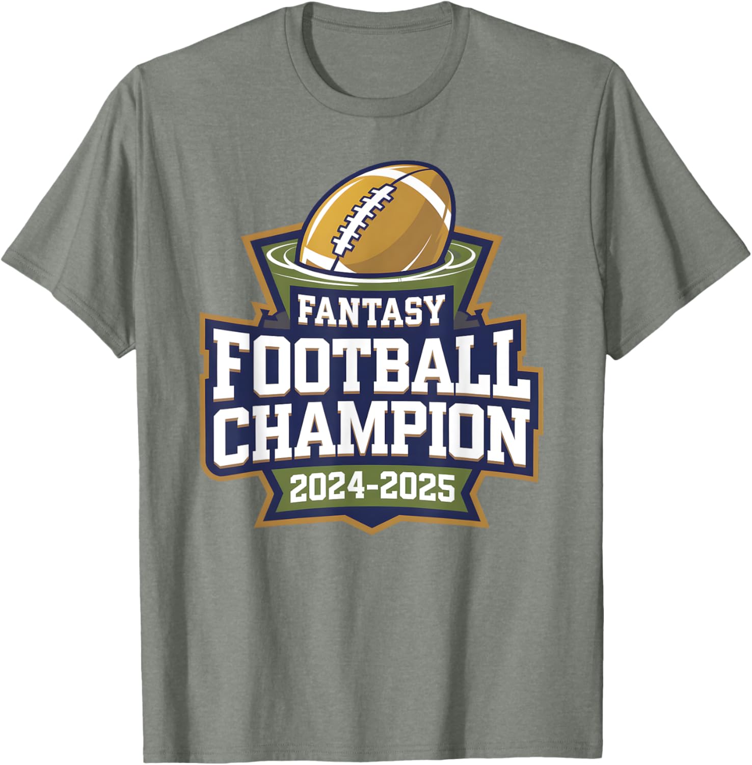 Fantasy Football Champion T-Shirt for Men and Boys 2024-2025 - 22