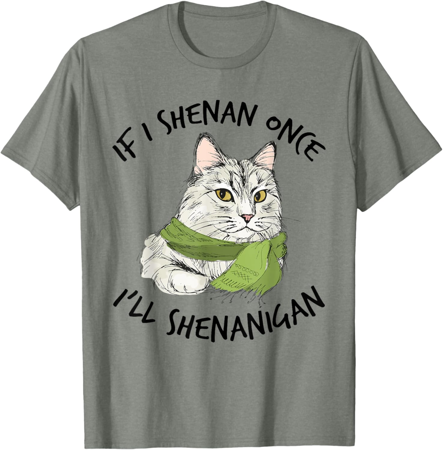 Funny Shenanigan Cat T-Shirt Perfect for Cat Lovers and Laughs - 6