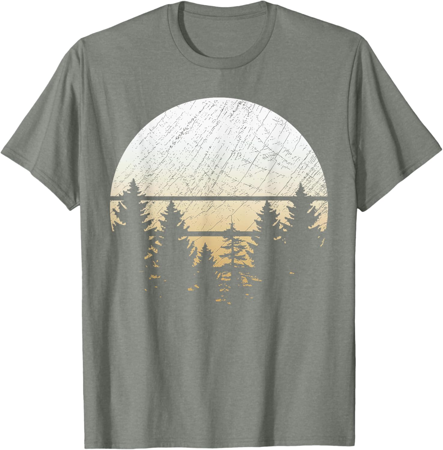 Retro Wildlife Trees Hiking T-Shirt for Nature Lovers and Adventurers - 18