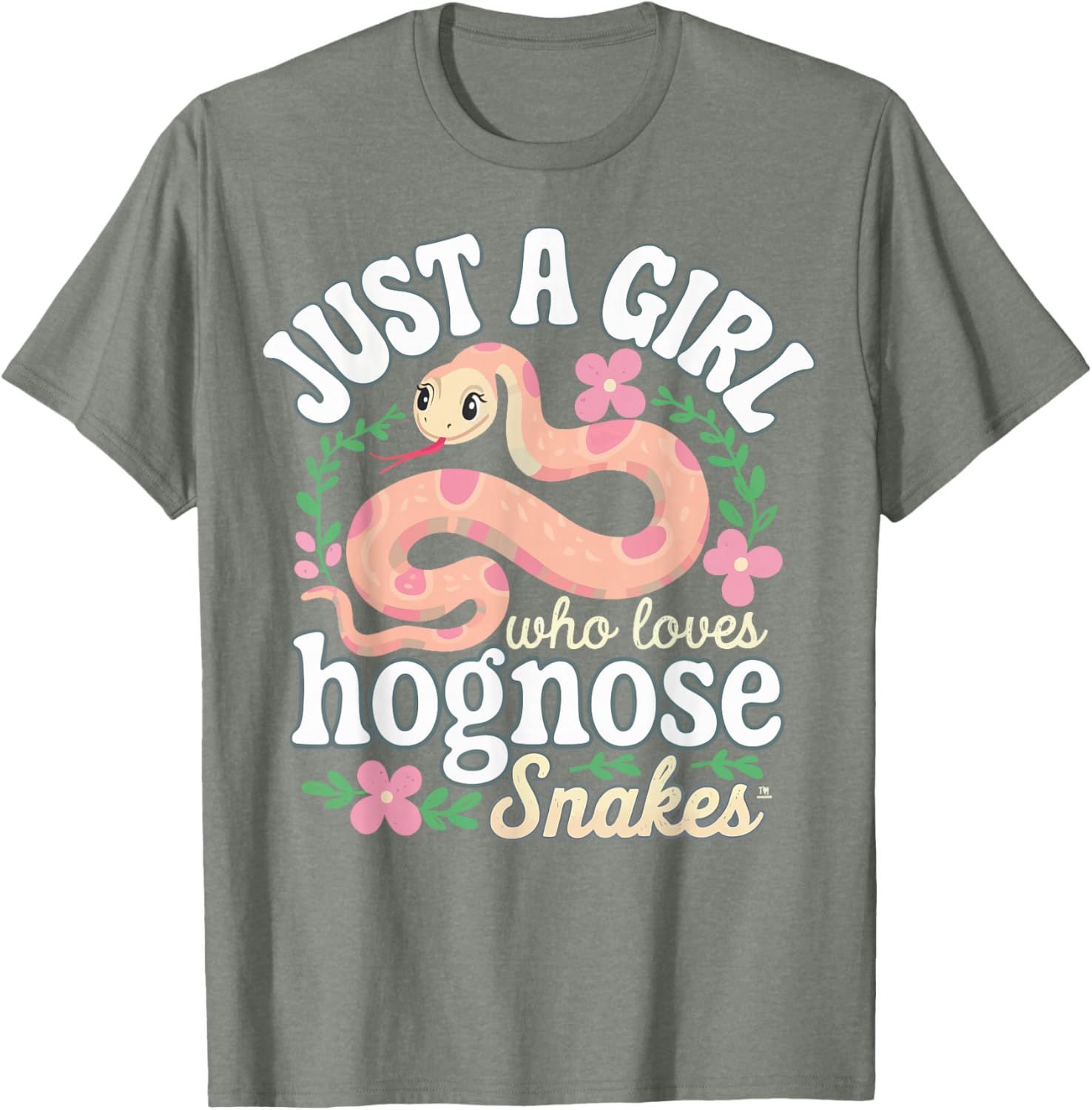 Just A Girl Who Loves Hognose Snakes Tee Shirt for Snake Lovers - 6