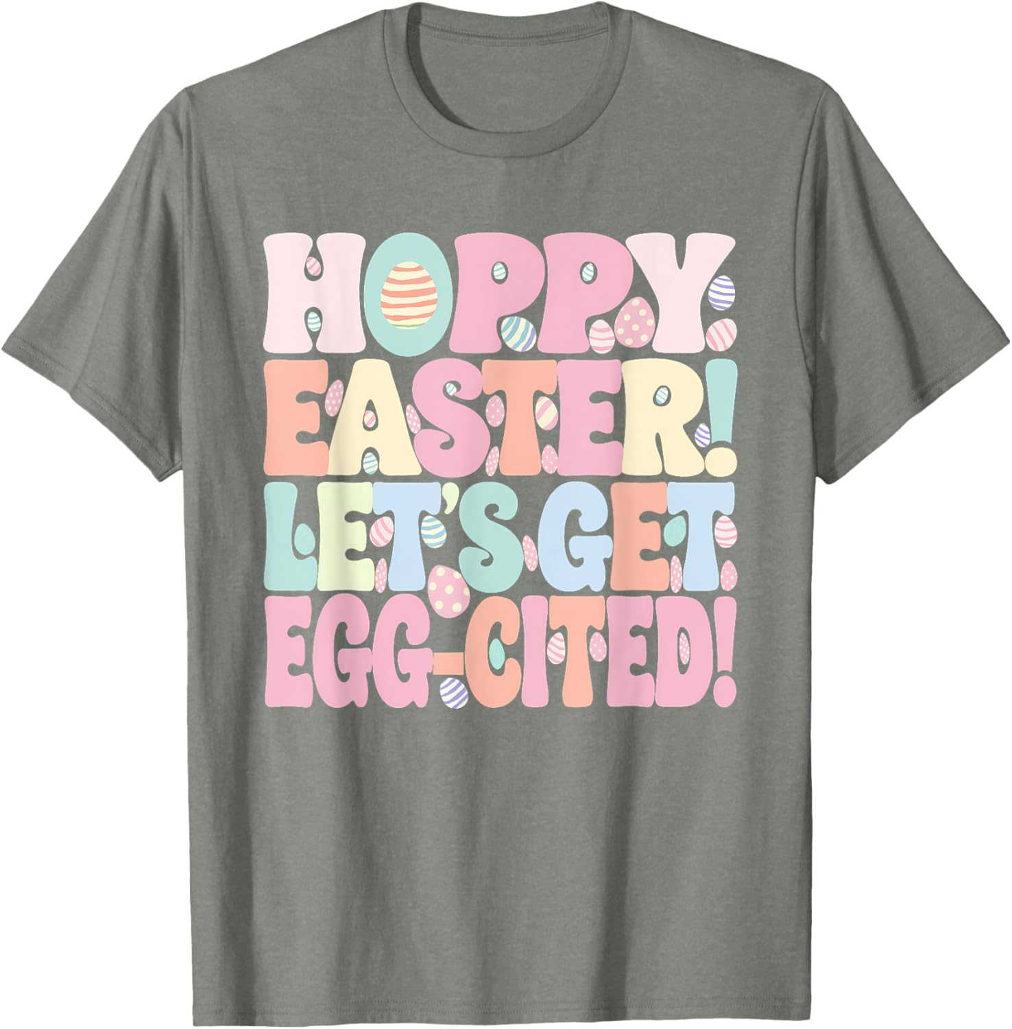 Funny Hoppy Easter Egg-cited T-Shirt for Festive Celebrations - 17