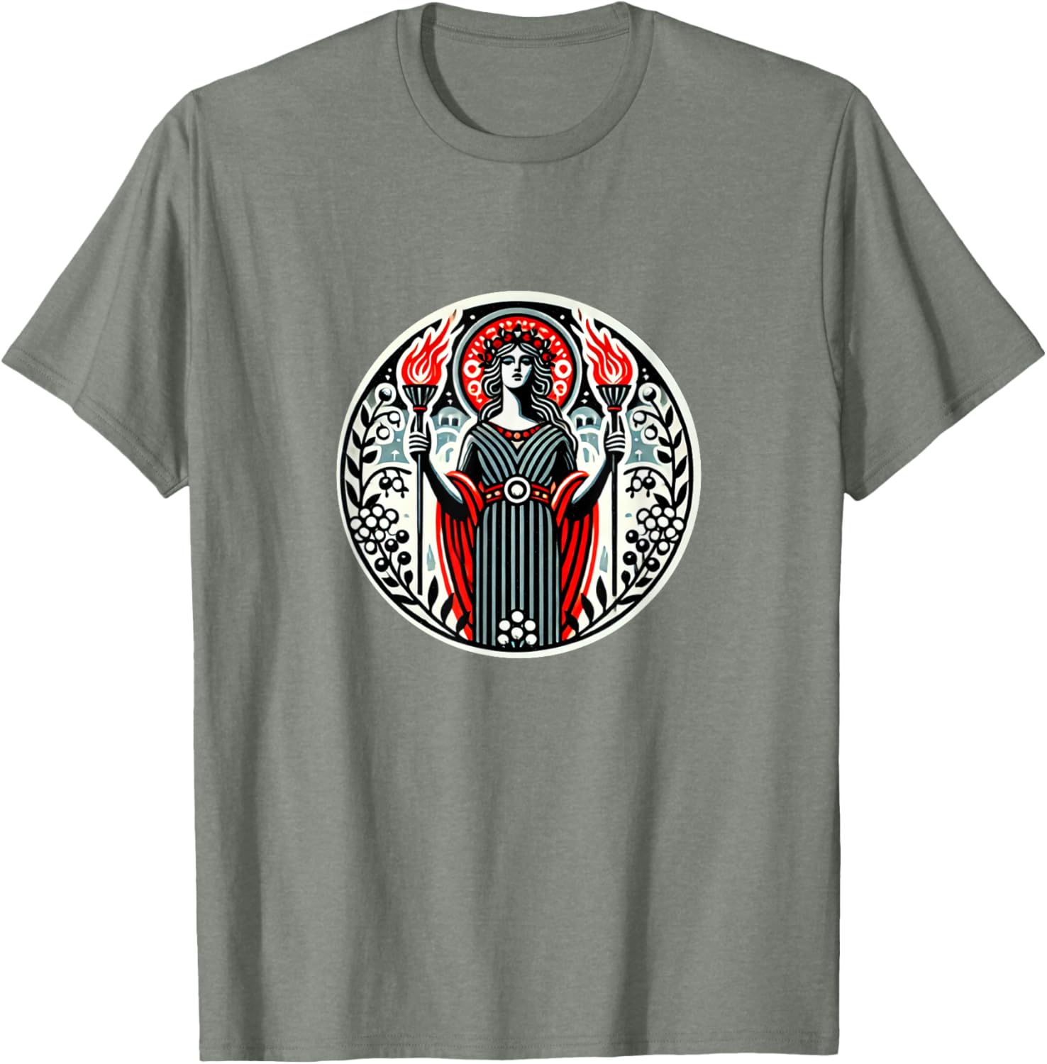 Hecate Goddess Illustration Crone T-Shirt for Unique Style Lovers - 1