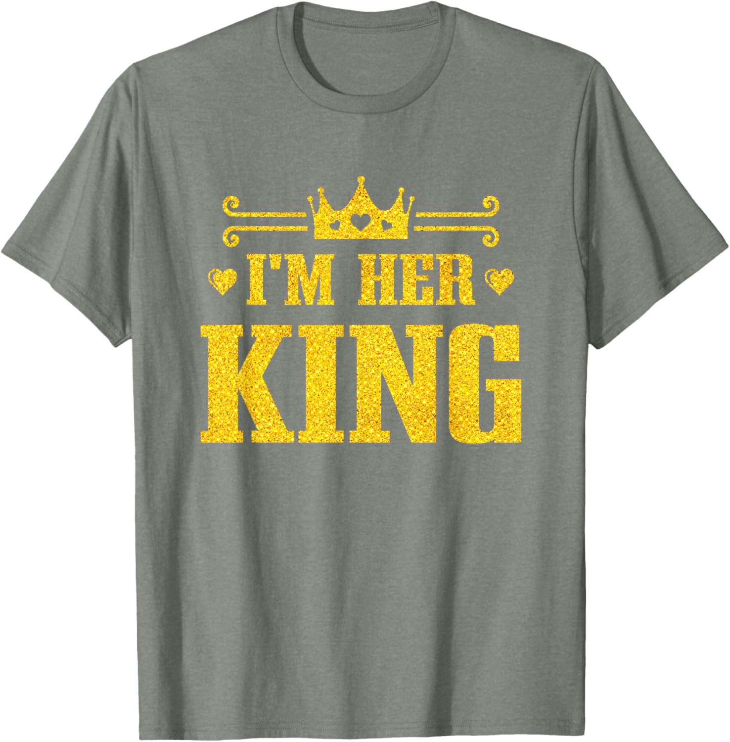 His Queen Her King Couples T-Shirt for Valentine's Day and Anniversaries - 12
