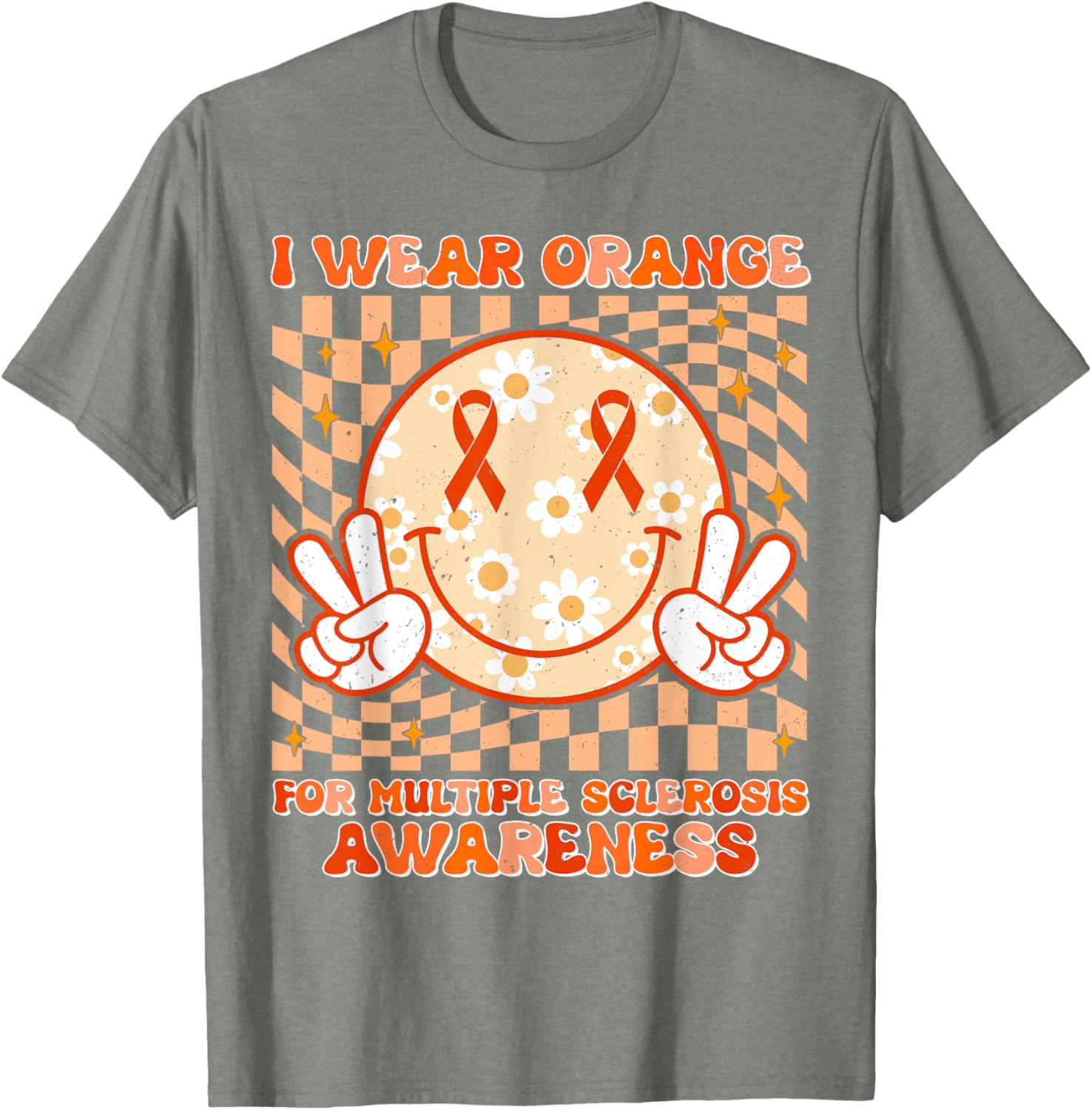 Motivation Support Multiple Sclerosis Awareness T-Shirt for MS Fighters - 18