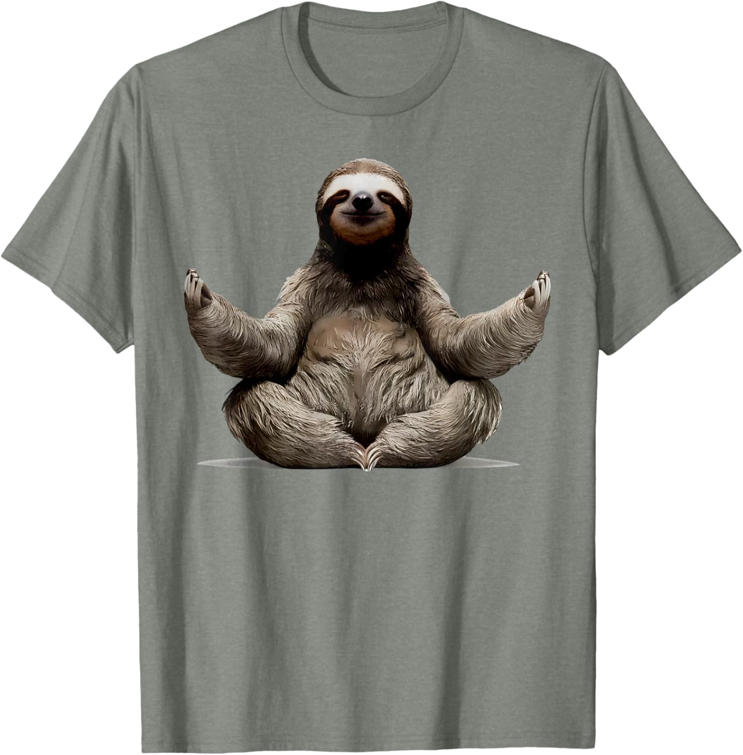 Sloth Yoga Namaste T-Shirt for Men and Women - Zen Buddha Meditation Wear - 14