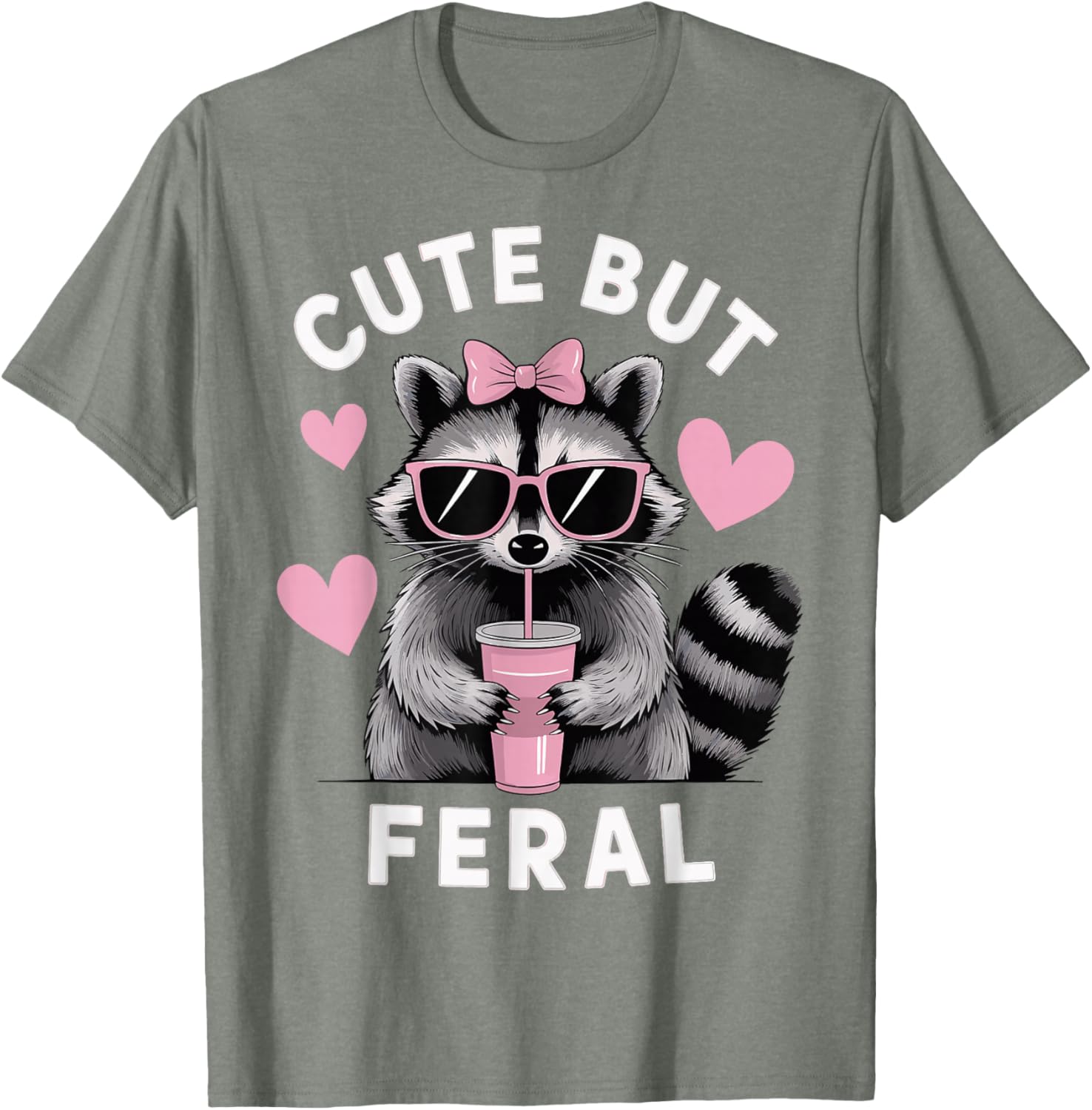 Cute But Feral T-Shirt for Animal Lovers - Stylish and Playful Apparel - 15
