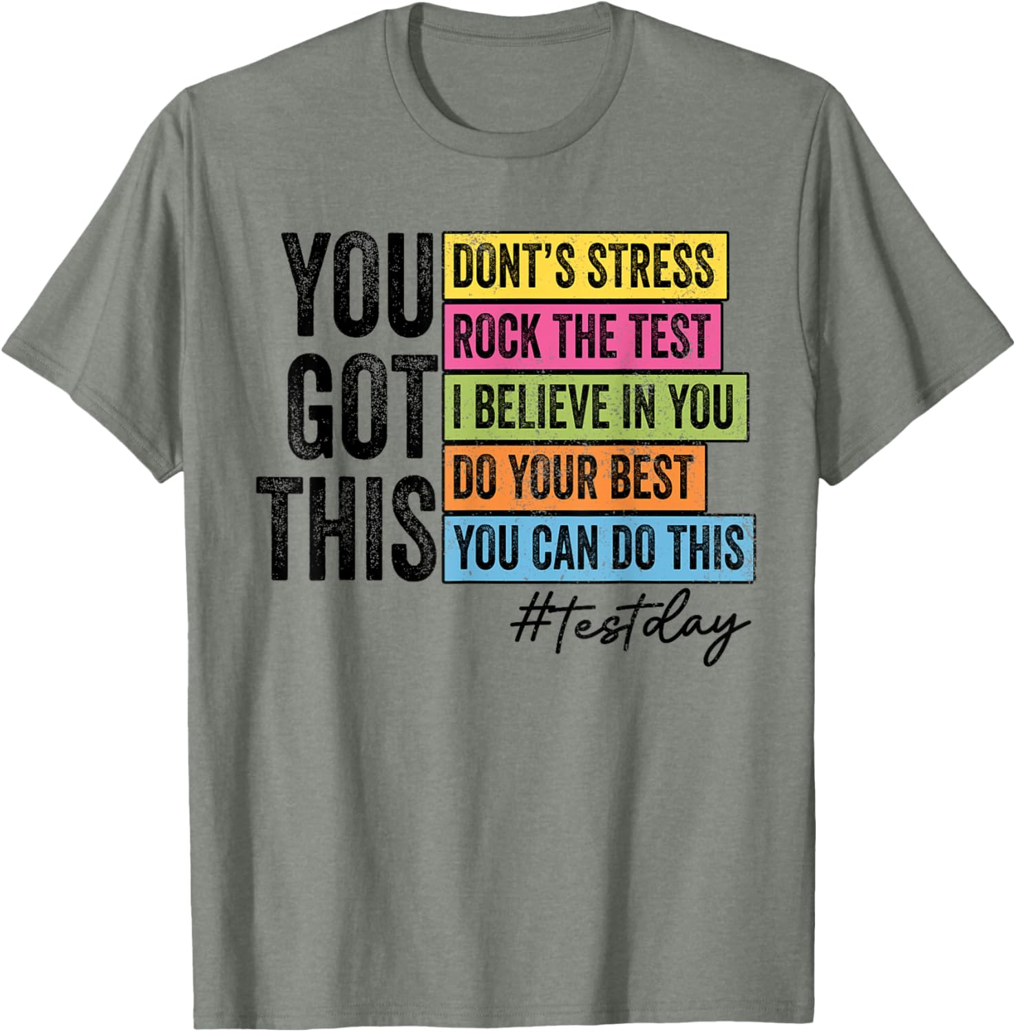 Retro You Got This Shirt Perfect for Exam Day Motivation and Style - 15