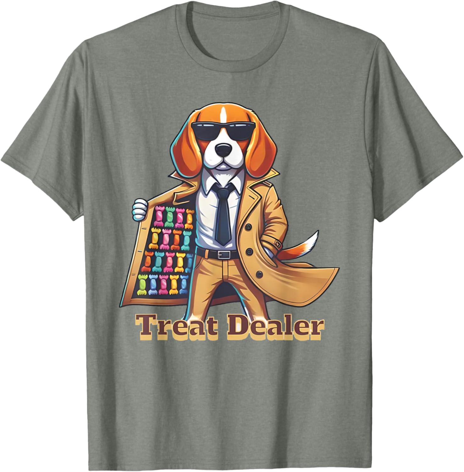 Funny Beagle Lover T-Shirt for Dog Treat Dealers - Perfect Gift for Dog Owners - 15