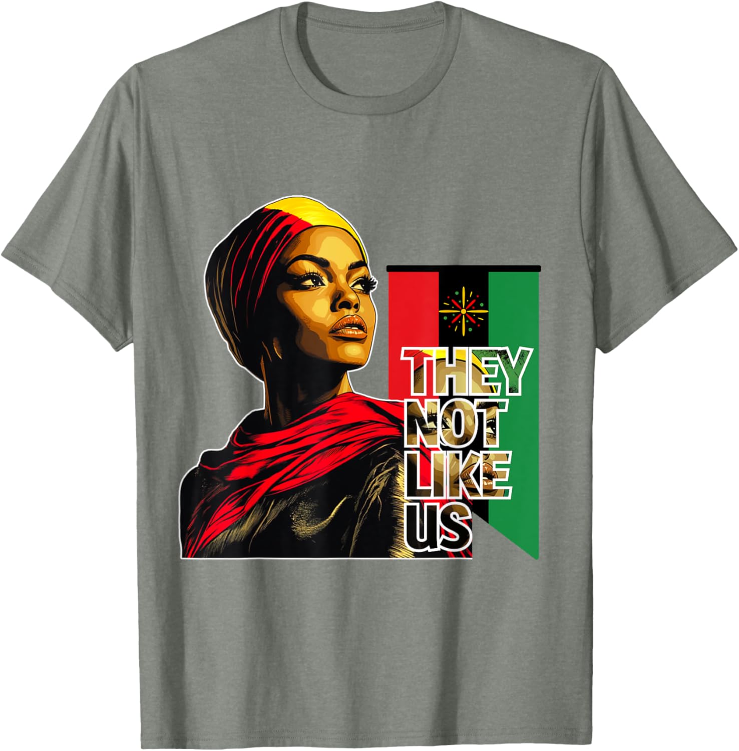 They Not Like Us Black History Month T-Shirt for Black Women - 12