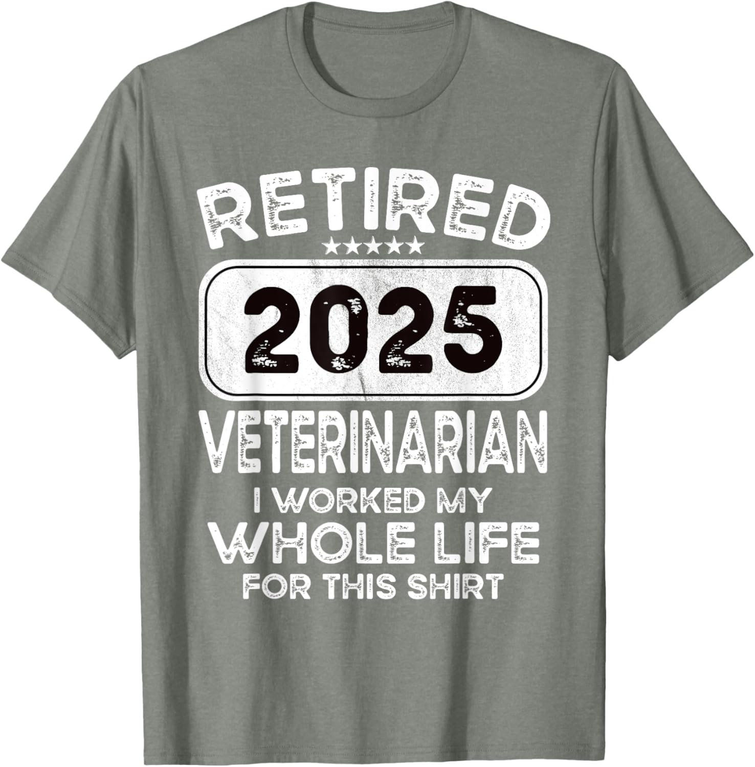 Retired Veterinarian 2025 T-Shirt for Animal Lovers and Proud Professionals - 8