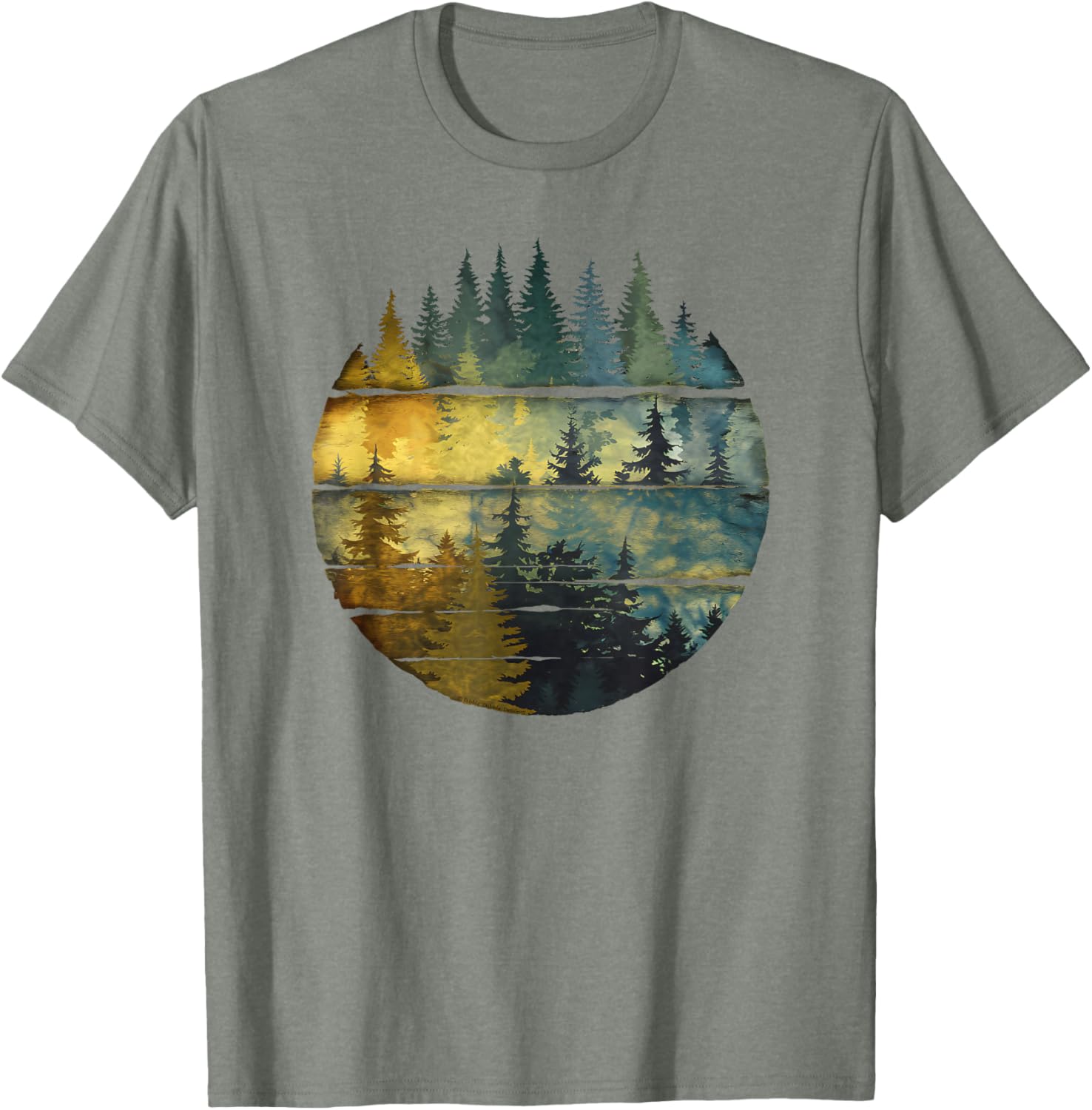 Dibble Dabble Designs Grey Outdoor Nature Graphic T-Shirt for All Ages - 6