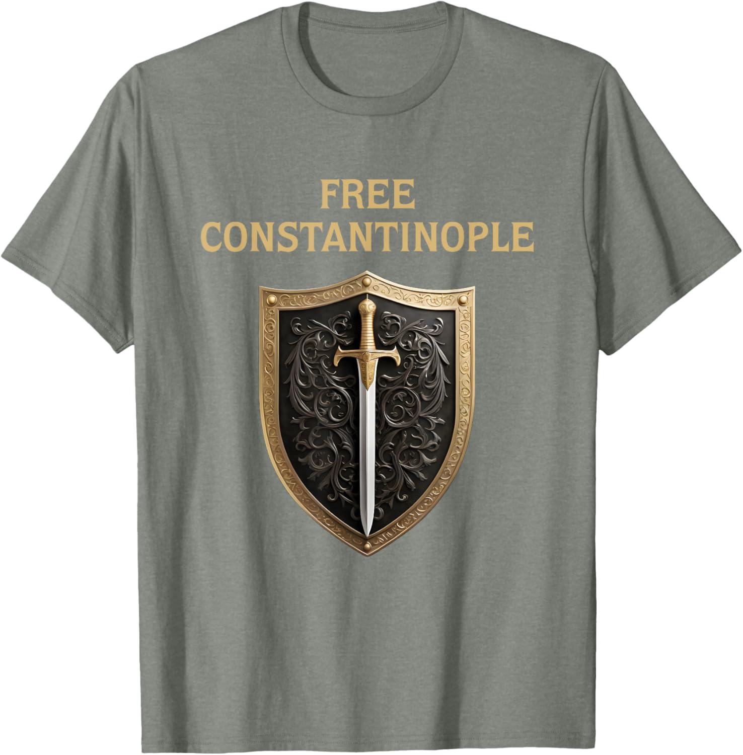 Free Constantinople T-Shirt Celebrating Eastern Roman History and Culture - 21