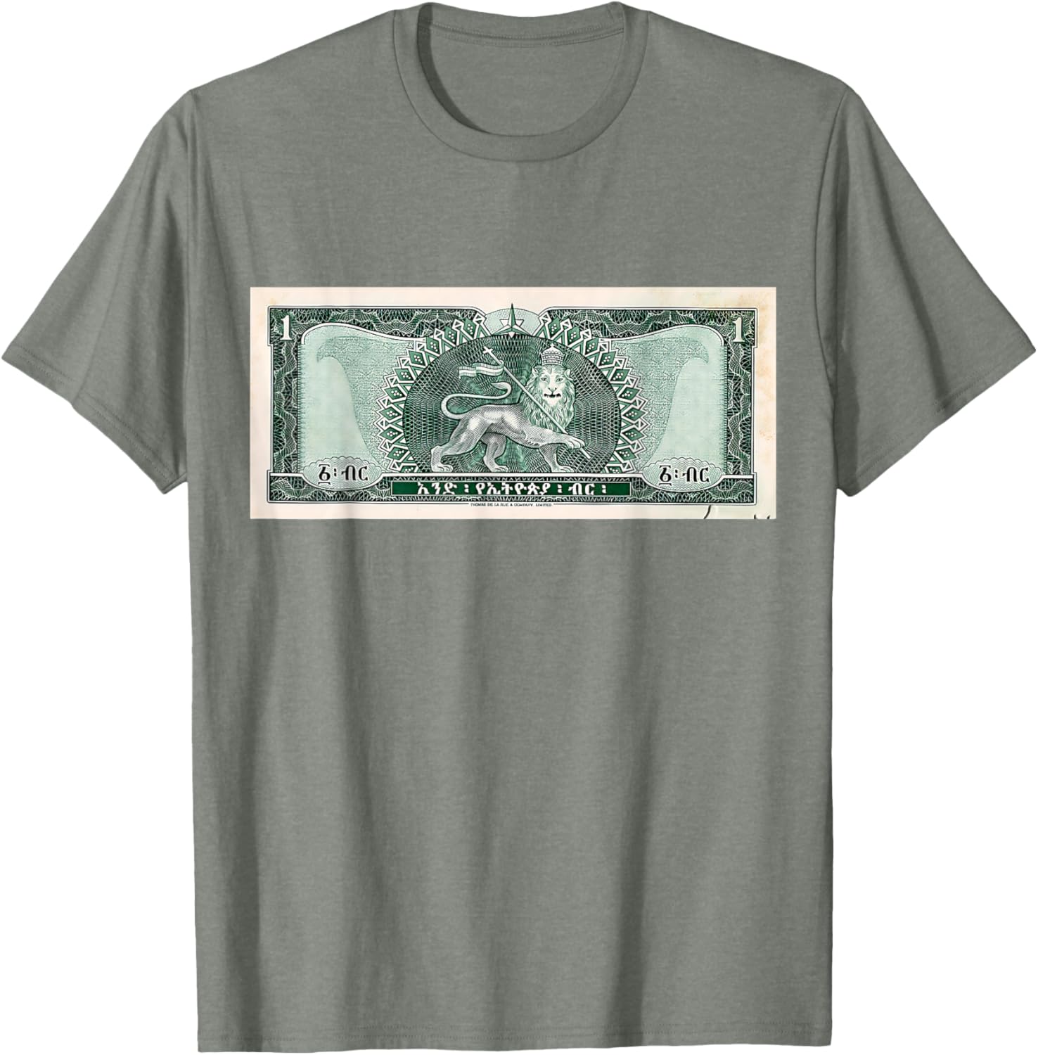 Empire Haile Selassie Moa Anbessa Dollar T-Shirt for Fans and Collectors - 1