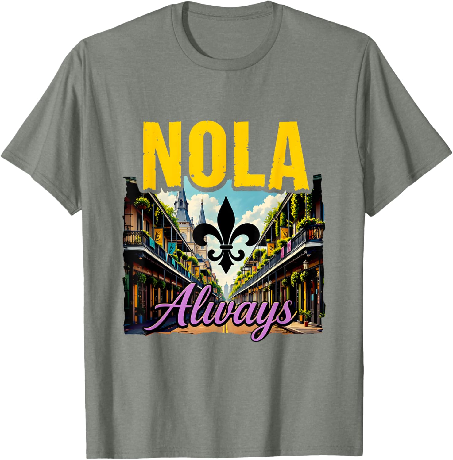 NOLA Never Forget New Orleans Support T-Shirt for Proud Locals - 4