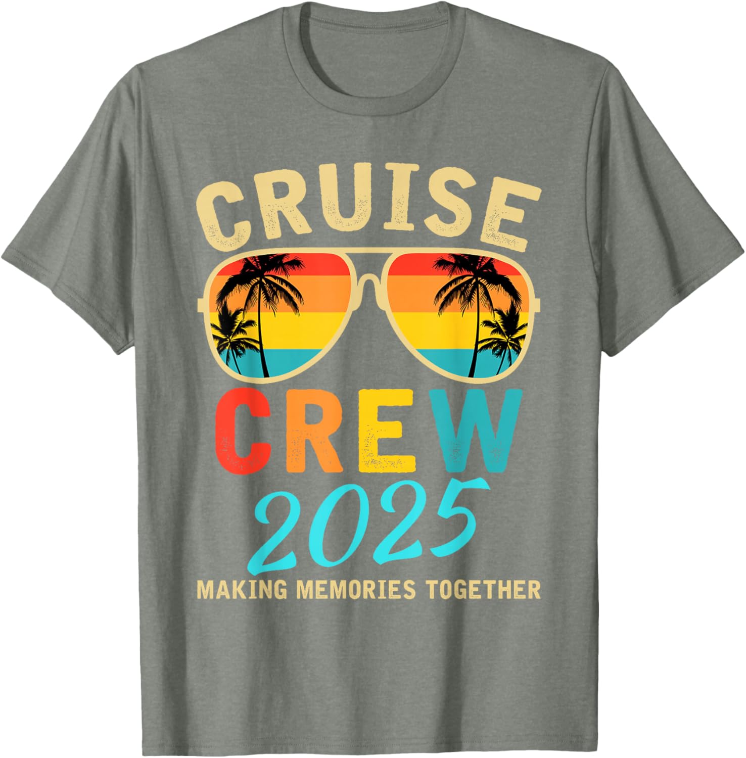 Cruise Crew 2025 Summer Vacation Funny Matching Group T-Shirt - 21