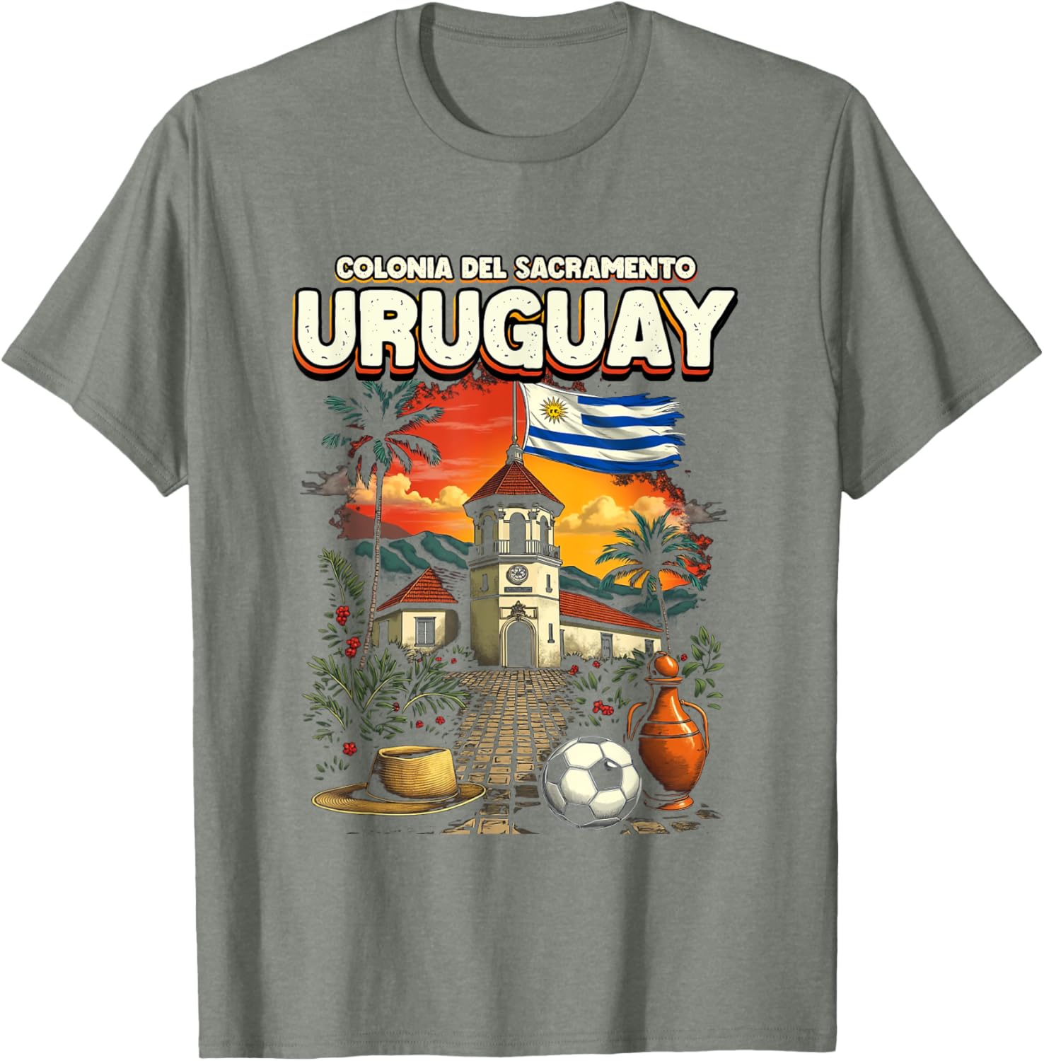 Colonia Del Sacramento Uruguay T-Shirt for Memorable Vacation Souvenir - 2
