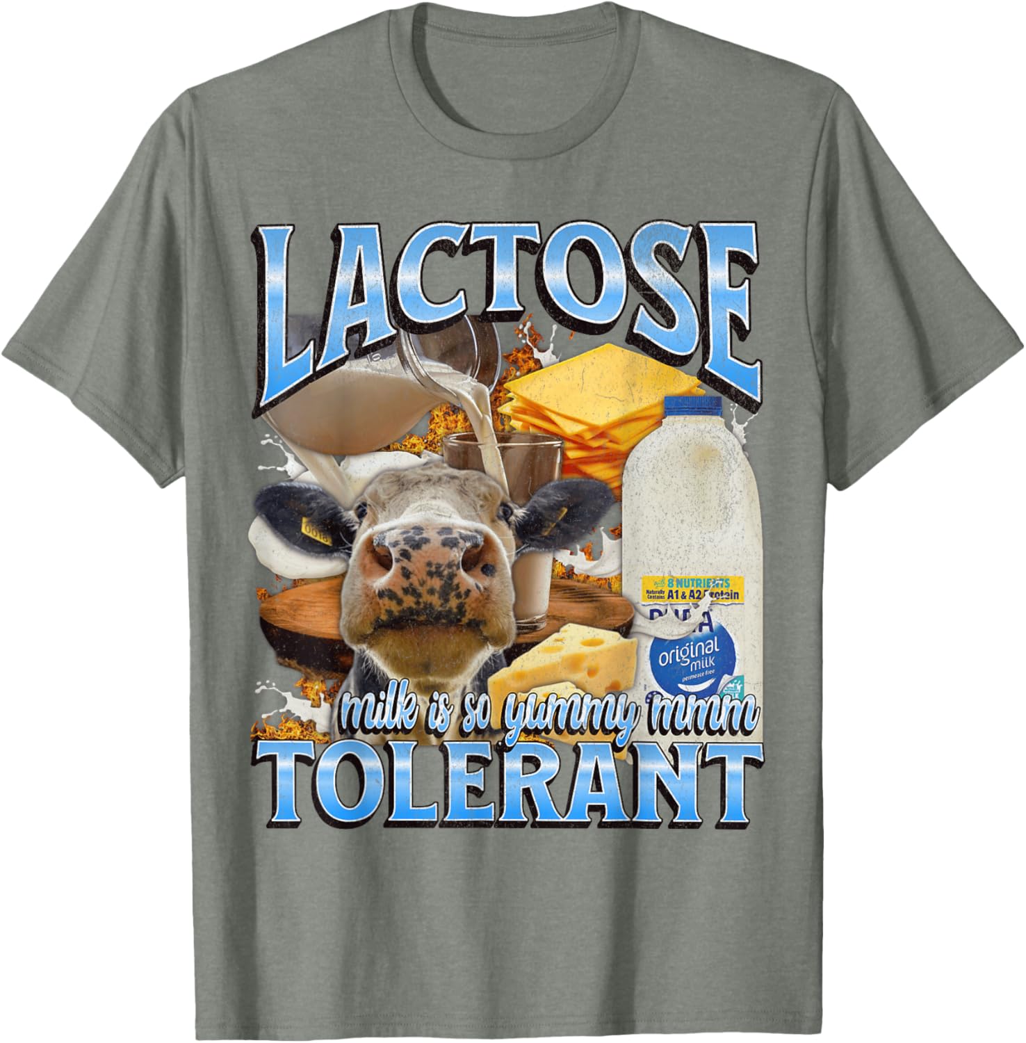Funny IBS Meme T-Shirt for Lactose Tolerant Humor Lovers - 9