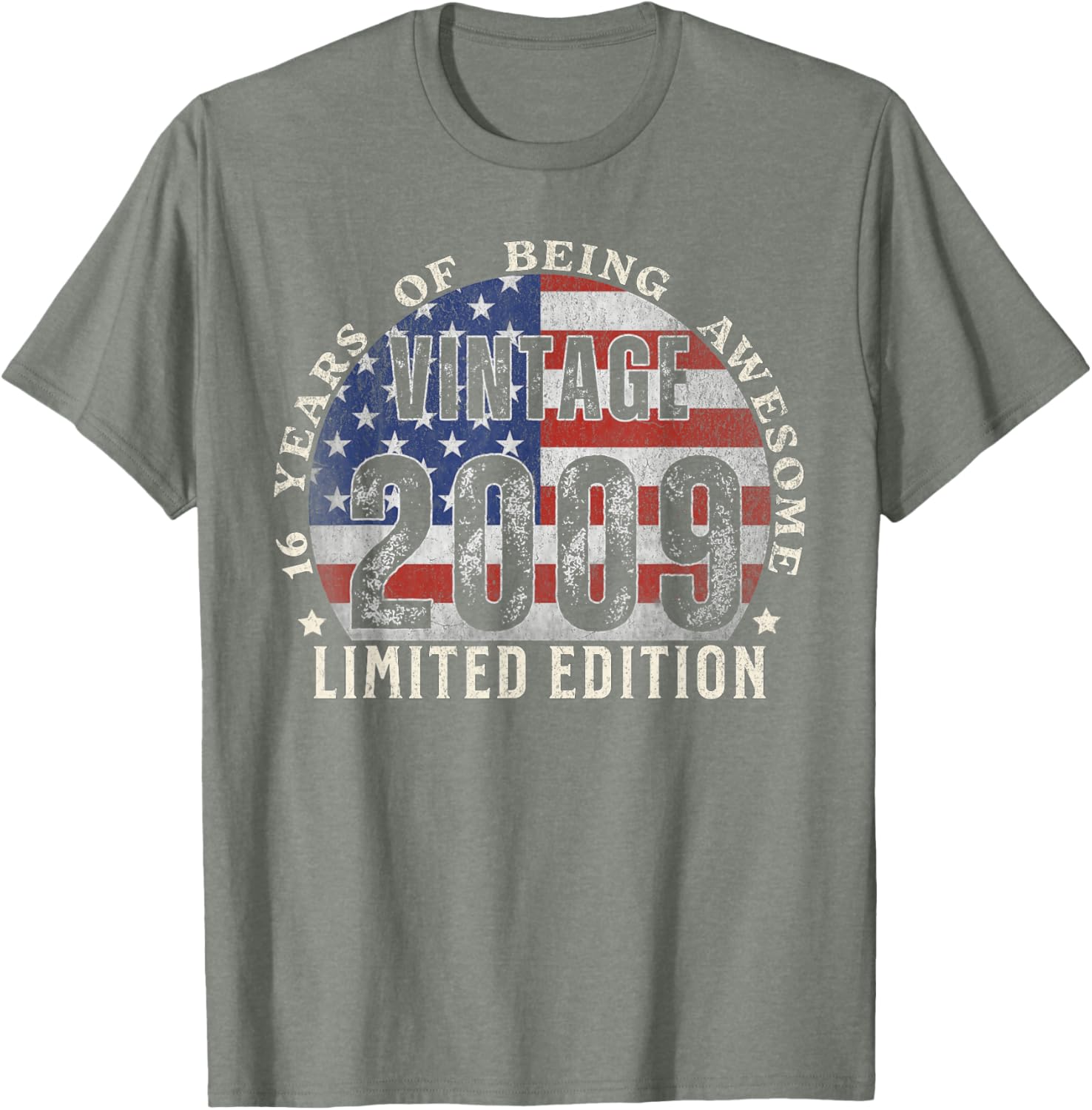 Vintage 2009 Limited Edition 16th Birthday T-Shirt for Unique Gifts - 1