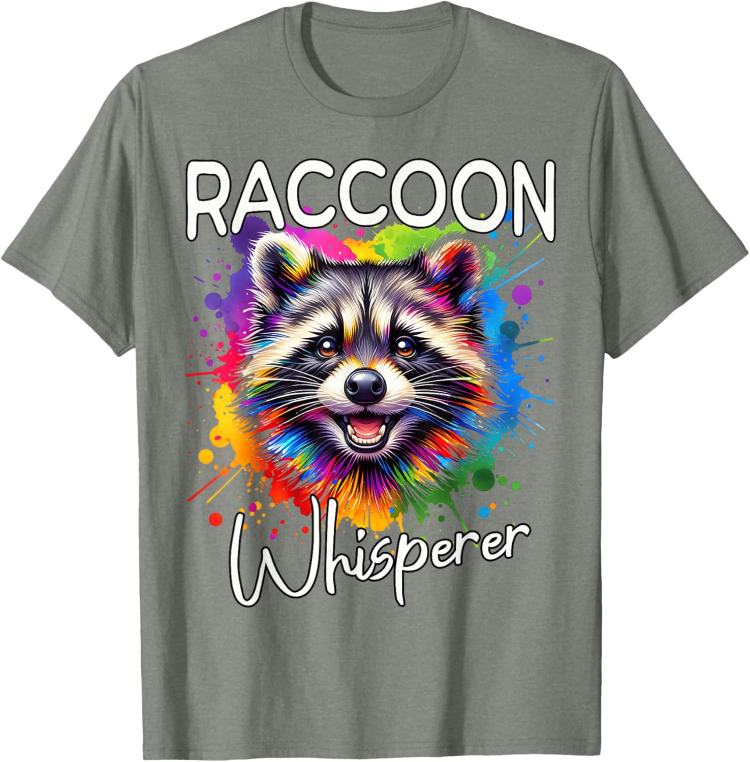 Cute North American Raccoon Whisperer T-Shirt for Animal Lovers - 8