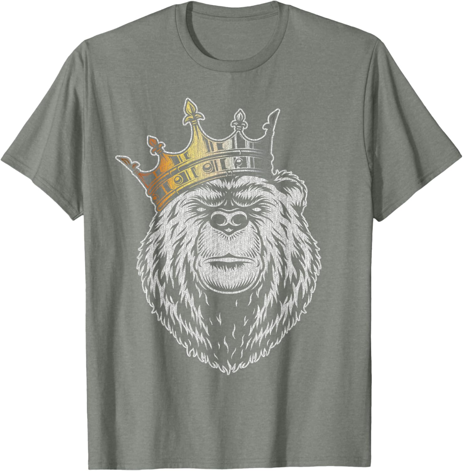 Bear Pride Majestic Crown T-Shirt in Bear Flag Colors for Everyone - 6