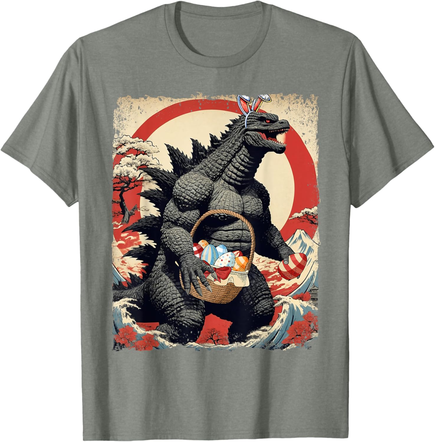 Kaiju Easter Vintage Shirt for Kids featuring Monster Eggs T-Shirt - 15