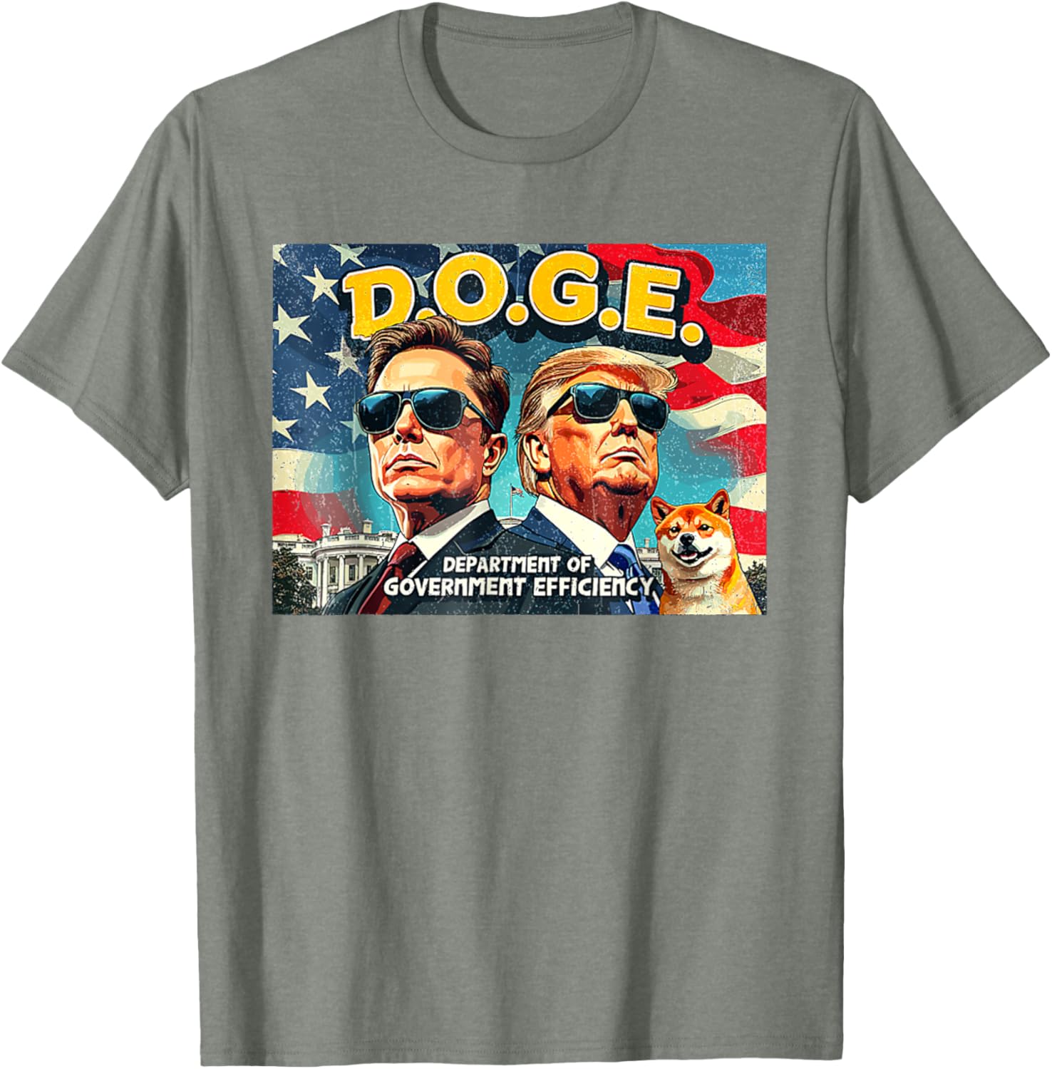 DOGE Department of Government Efficiency Trump 47th Anniversary T-Shirt - 26