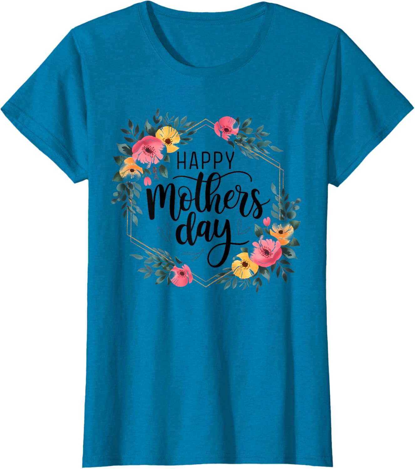 Floral Happy Mother’s Day T-Shirt for Moms and Grandmas - Stylish Gift - 6