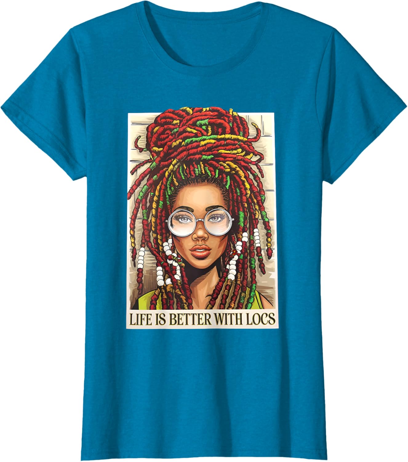 Life Is Better With Locs T-Shirt for Black Women Celebrate Your Melanin - 7