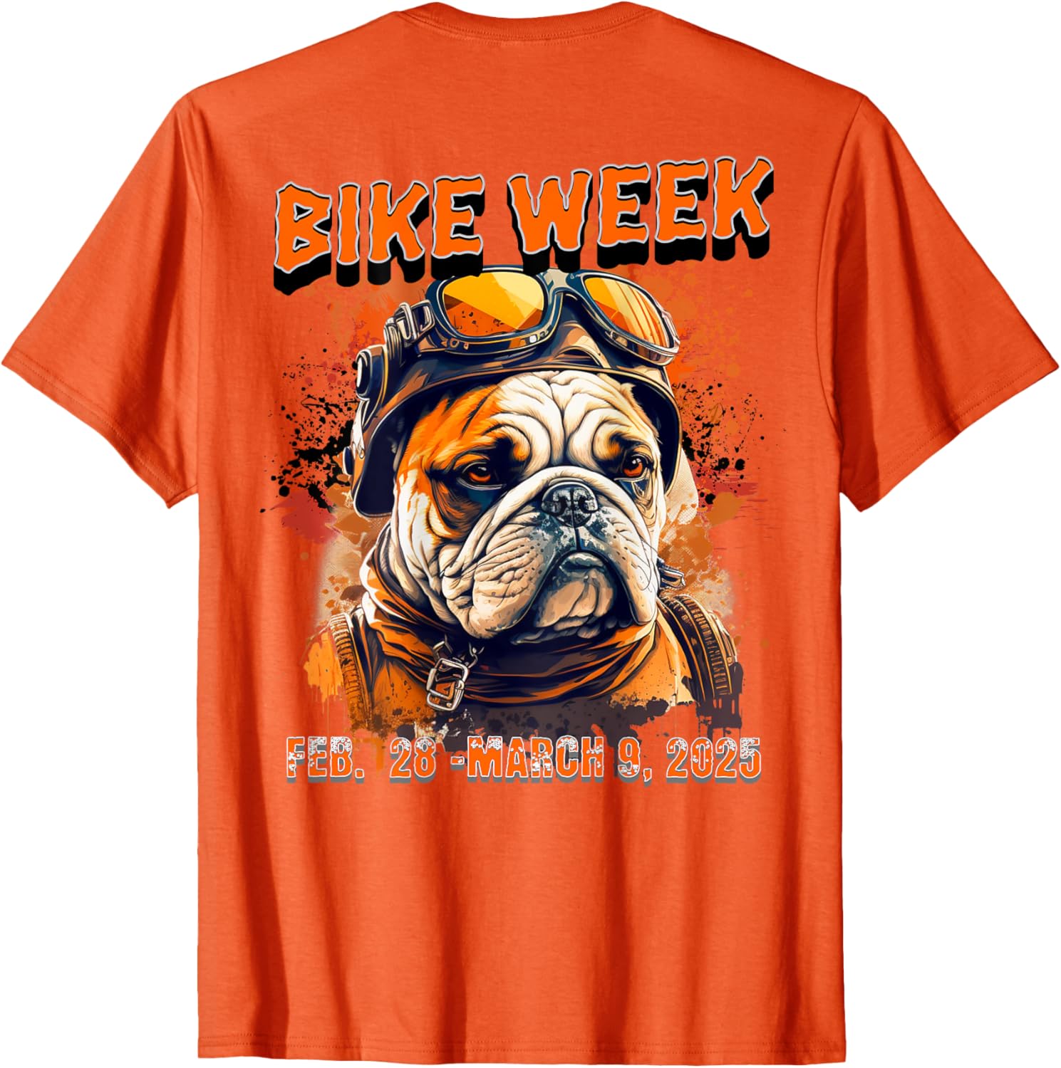 Bike Week 2025 Rally Dog Art T-Shirt for Men, Women, and Kids - 26