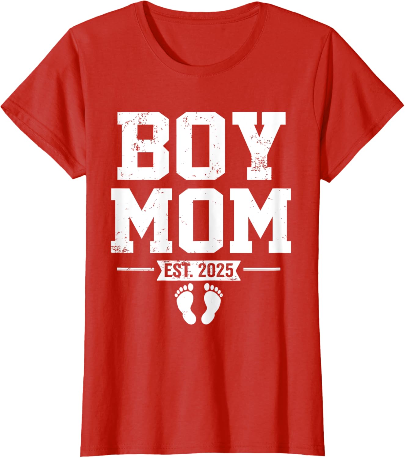 Boy Mom Established 2025 Newborn Mother's Day Gift T-Shirt - 10