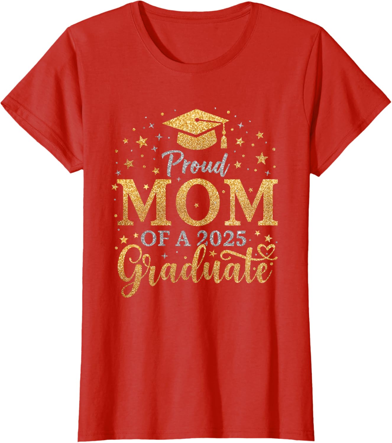 Funny Senior Mom of Class of 2025 Graduate T-Shirt for Proud Moms - 4