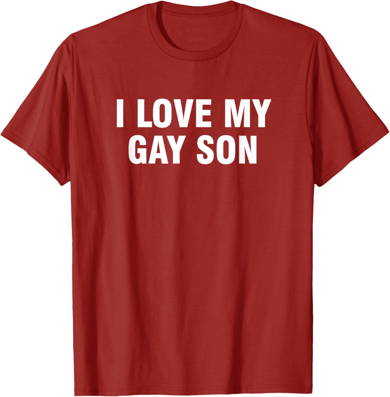 I Love My Gay Son T-Shirt - Supportive and Fun LGBTQ+ Apparel - 14