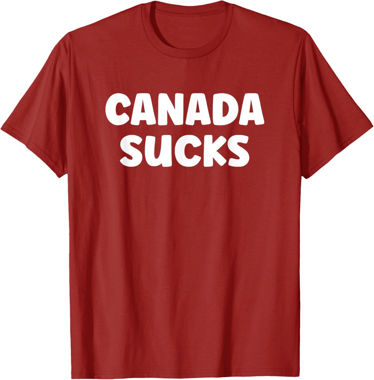 Funny USA Humor T-Shirt - Hilarious Canada Sucks Graphic Tee for Fun - 2