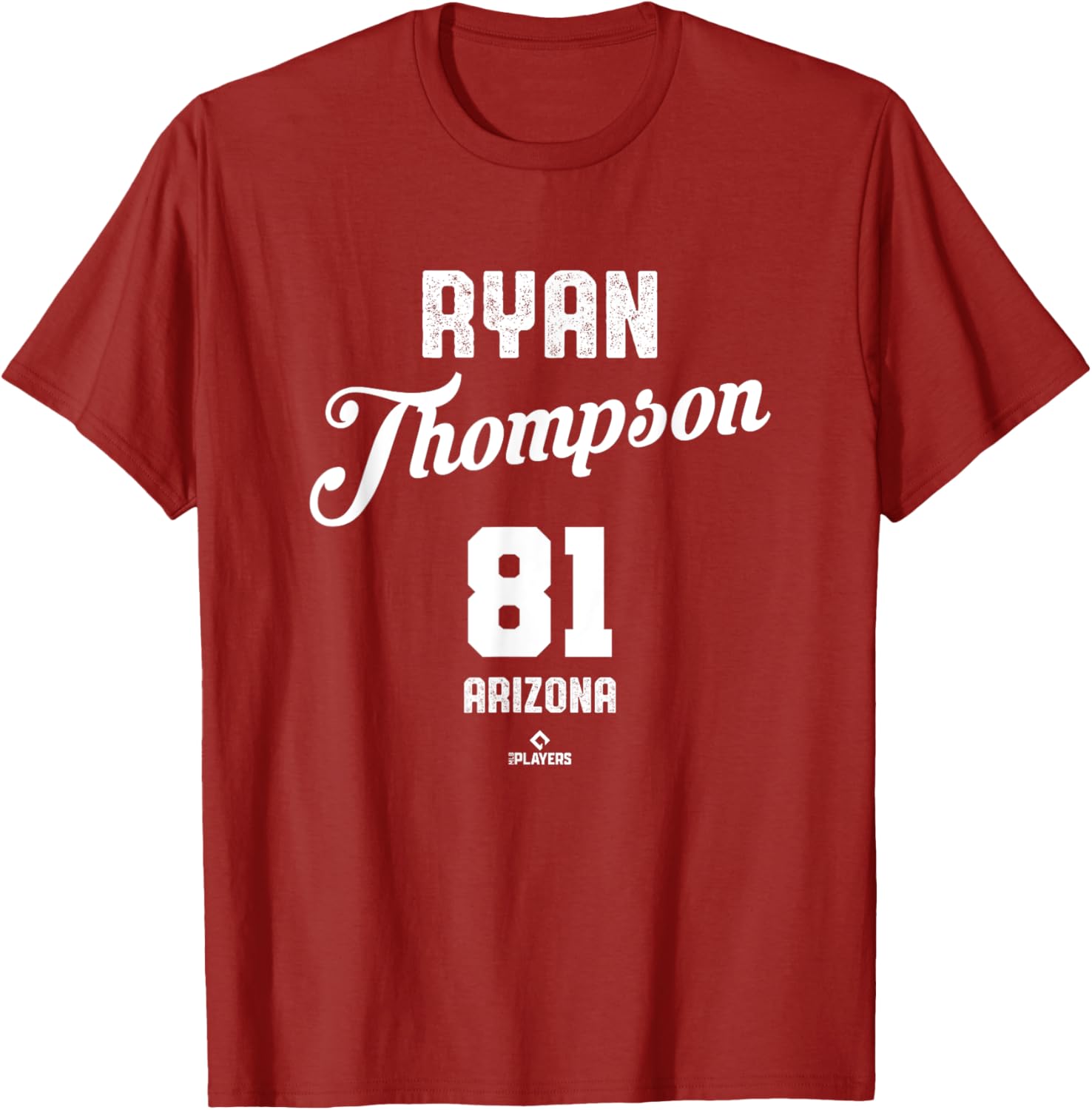 Ryan Thompson Arizona Vintage MLBPA T-Shirt for Baseball Fans - 3