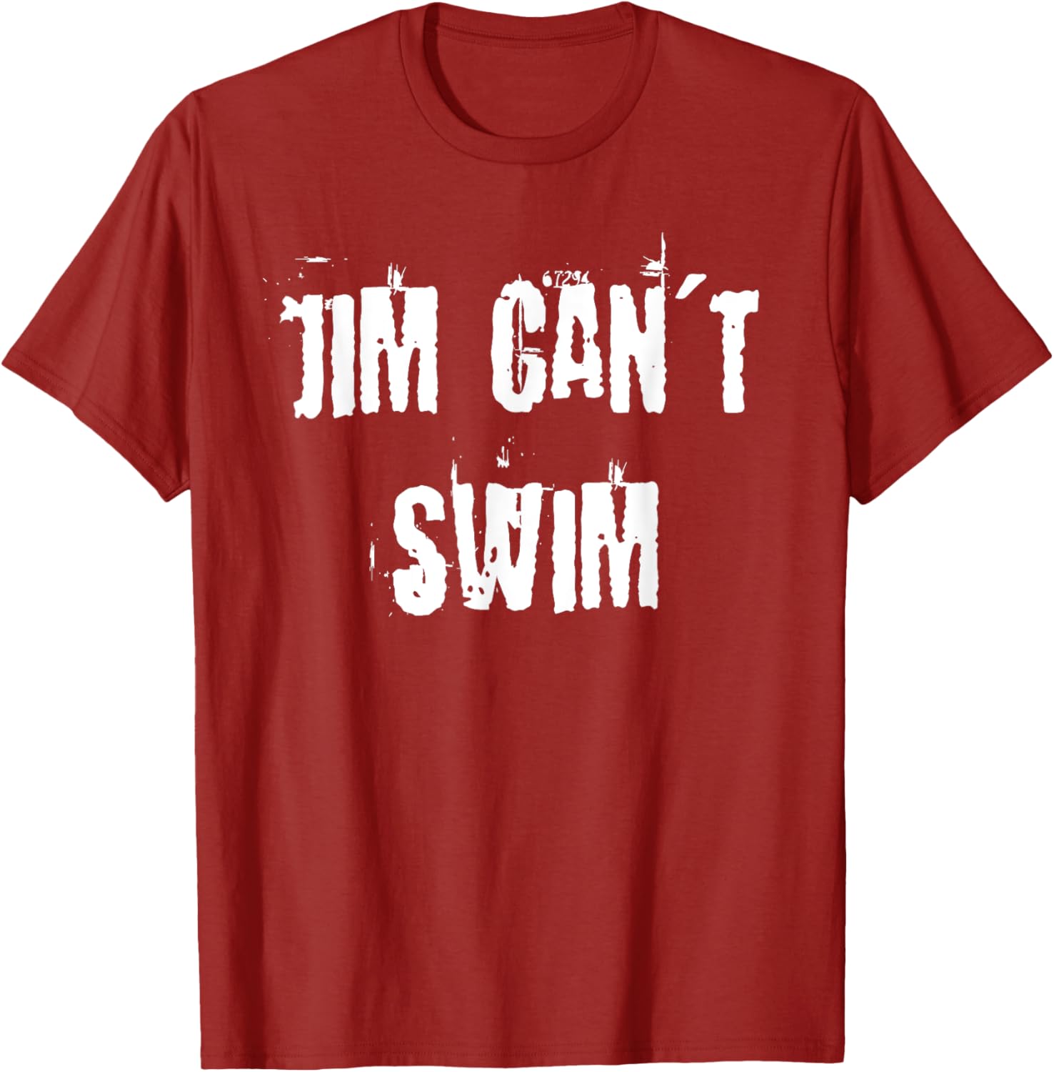Jim Can't Swim T-Shirt for Fun Style in Clothing and Accessories - 13
