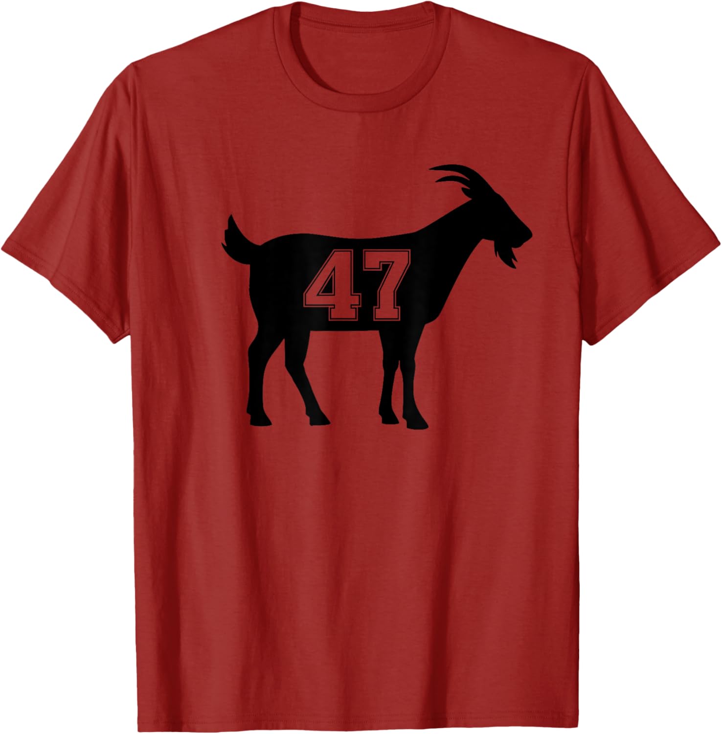 Funny Goat 47 Trump T-Shirt for Fans of President Trump and Humor - 14
