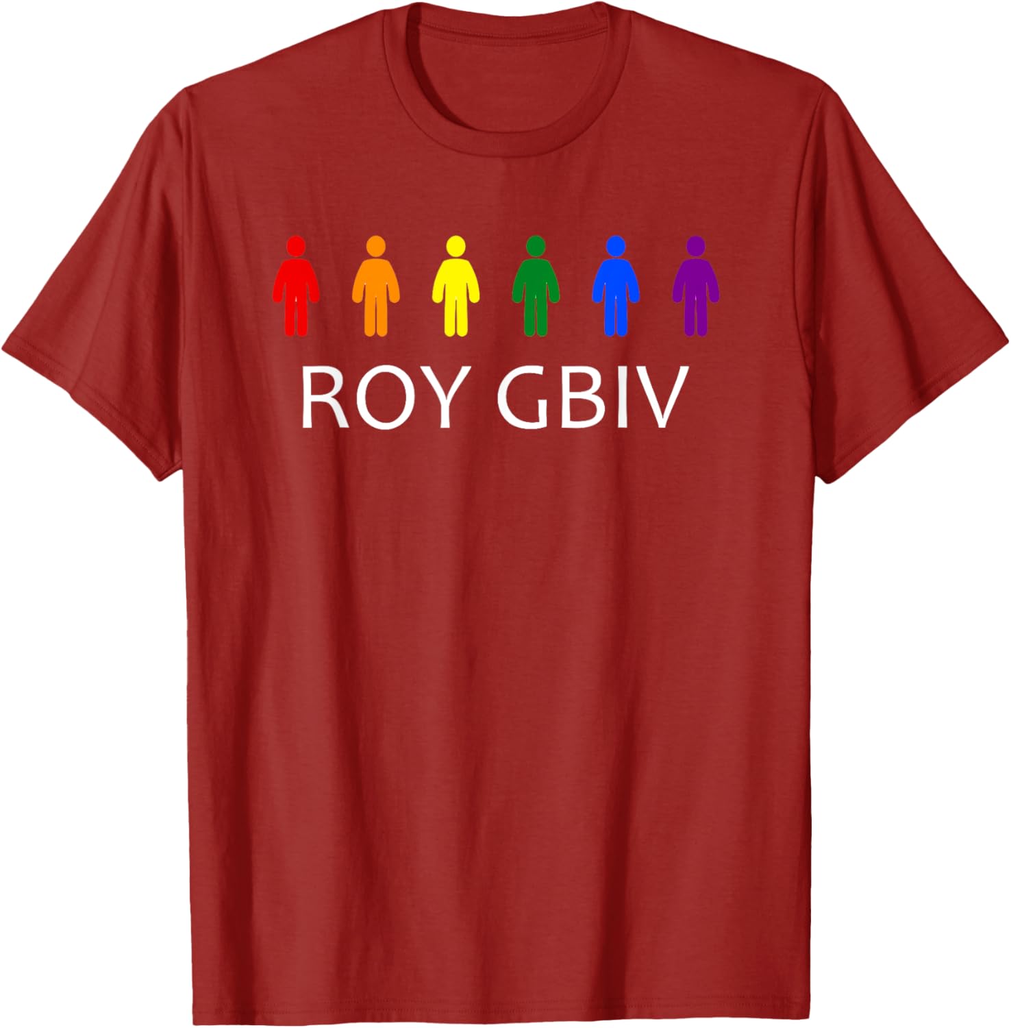 Roy Gbiv Color Spectrum T-Shirt for Vibrant Fashion Lovers - 26
