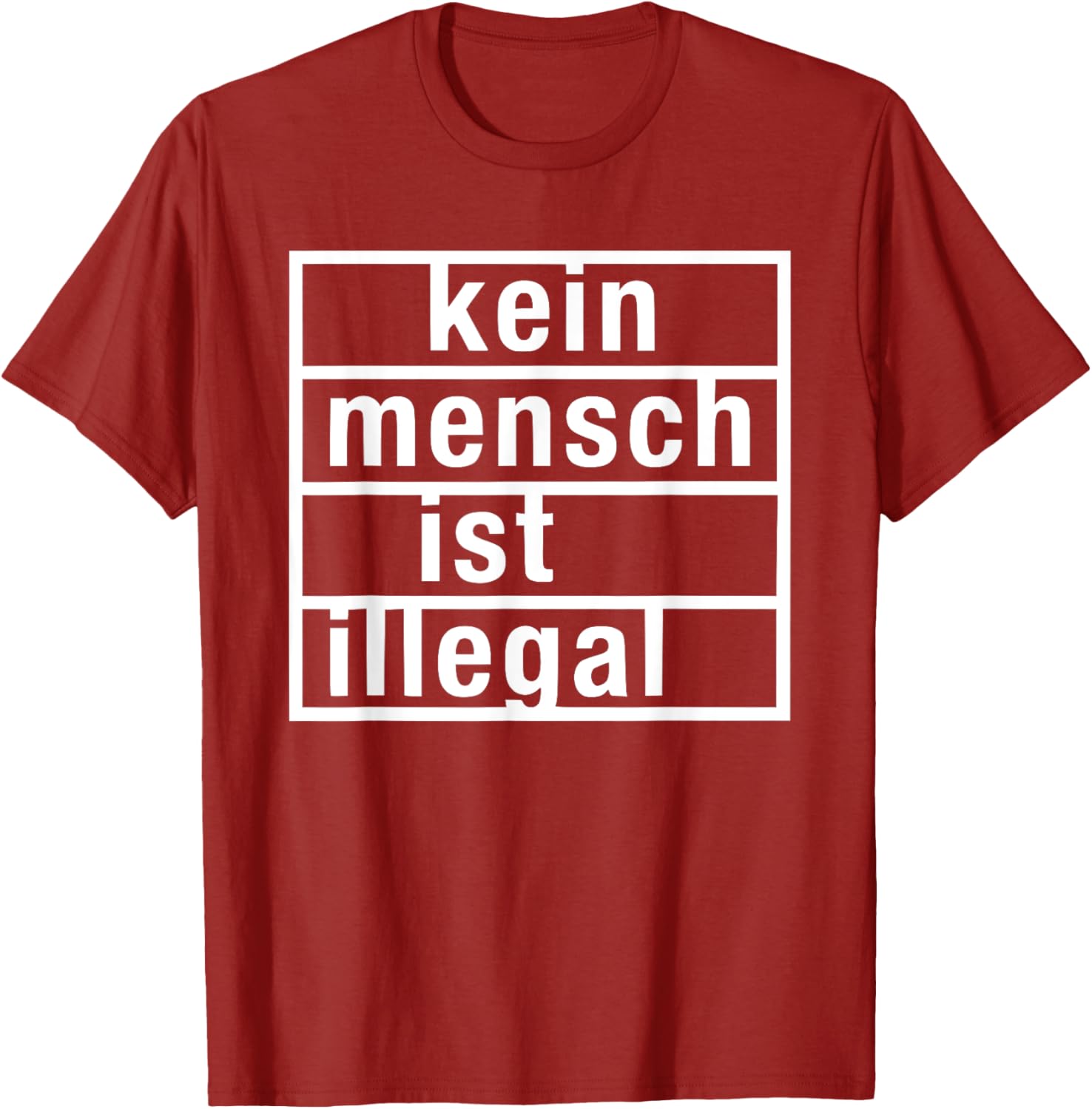 Kein Mensch ist Illegal T-Shirt - Stylish & Bold Statement Tee for All - 9
