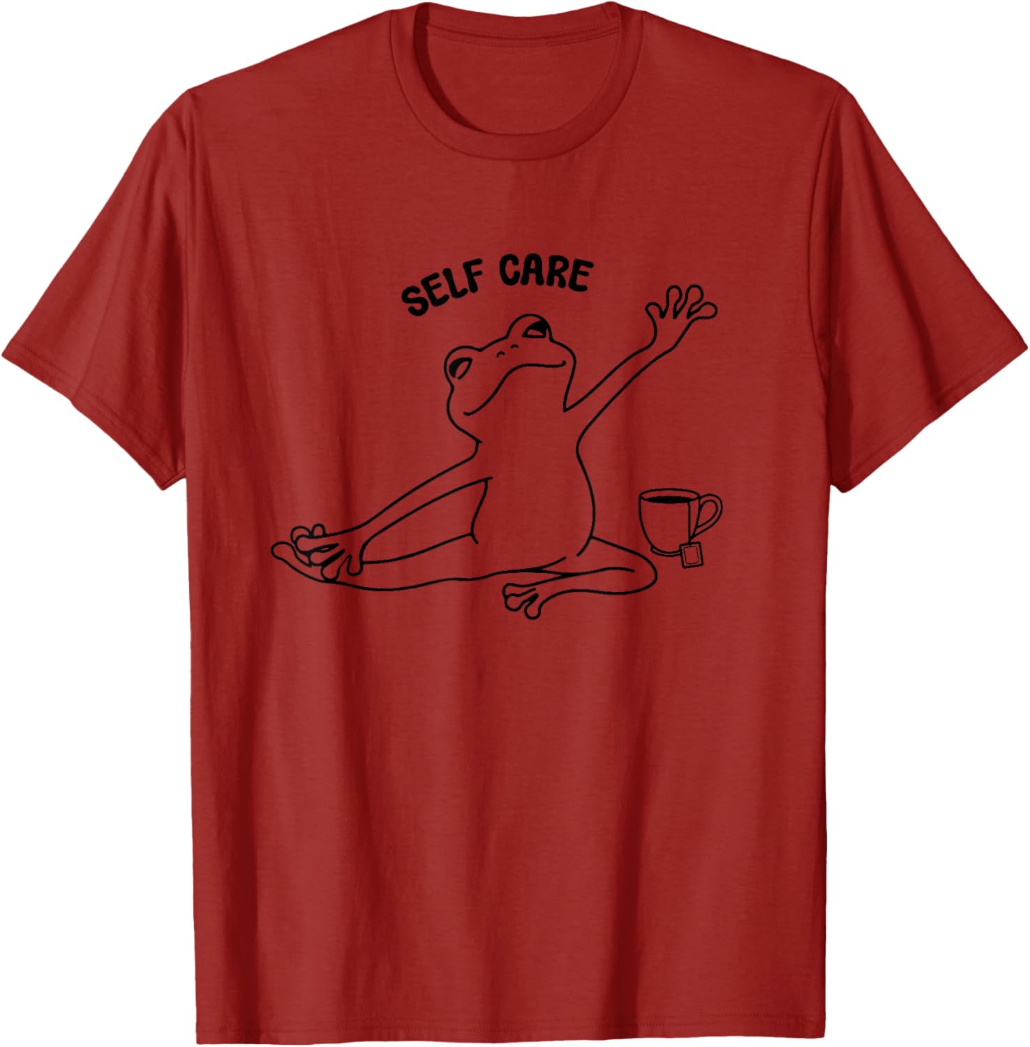 Self Care Frog T-Shirt Fun and Relaxing Apparel for Frog Lovers - 14