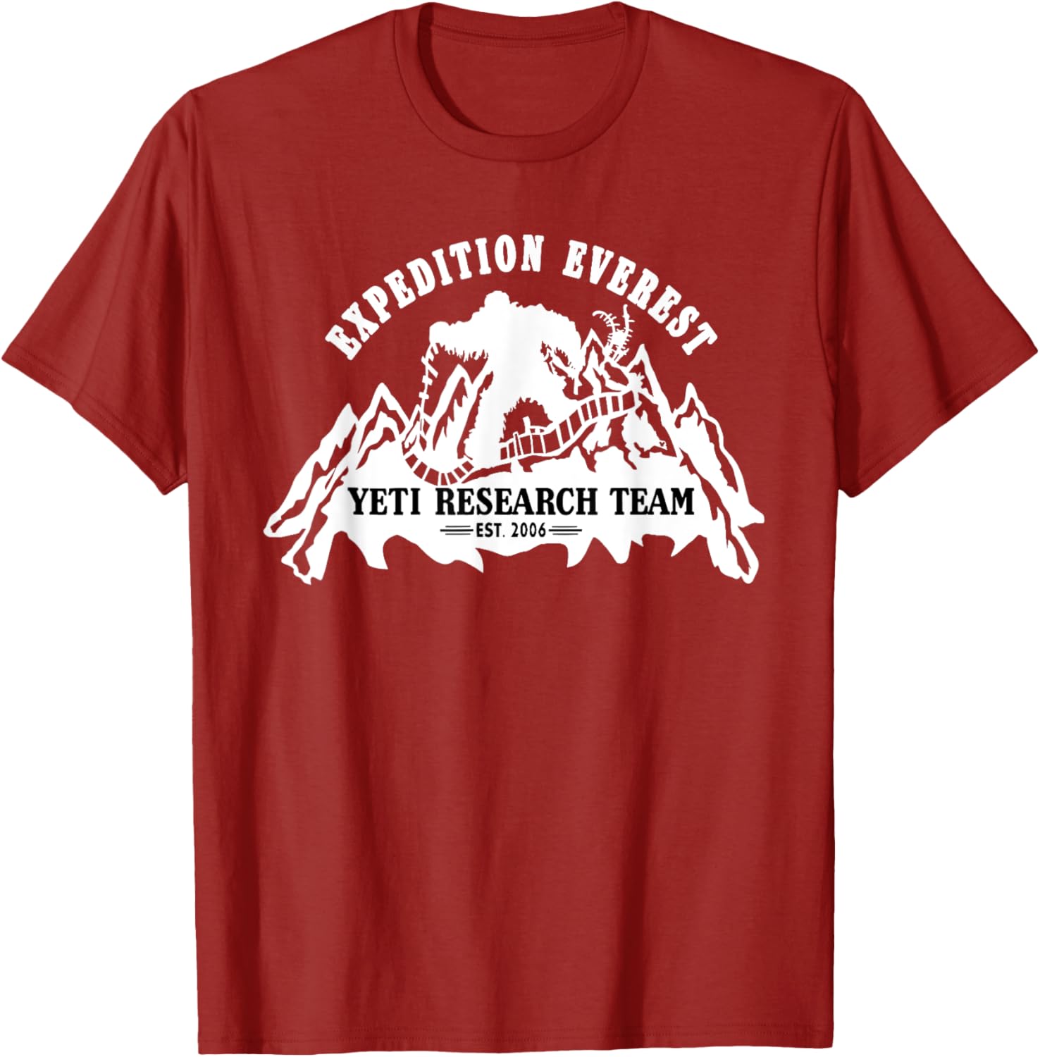 Mountain Lovers Expedition Everest Animal Theme Park Trip T-Shirt - 28