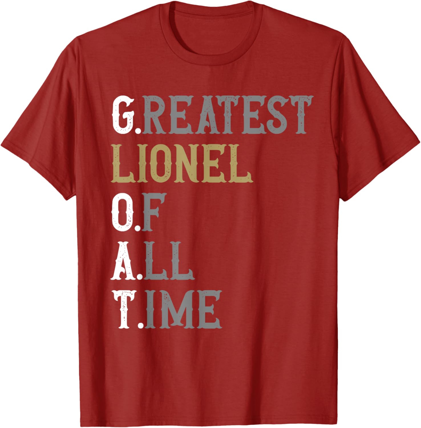 Greatest Lionel T-Shirt GOAT Design Perfect for Fans of Soccer Legends - 14
