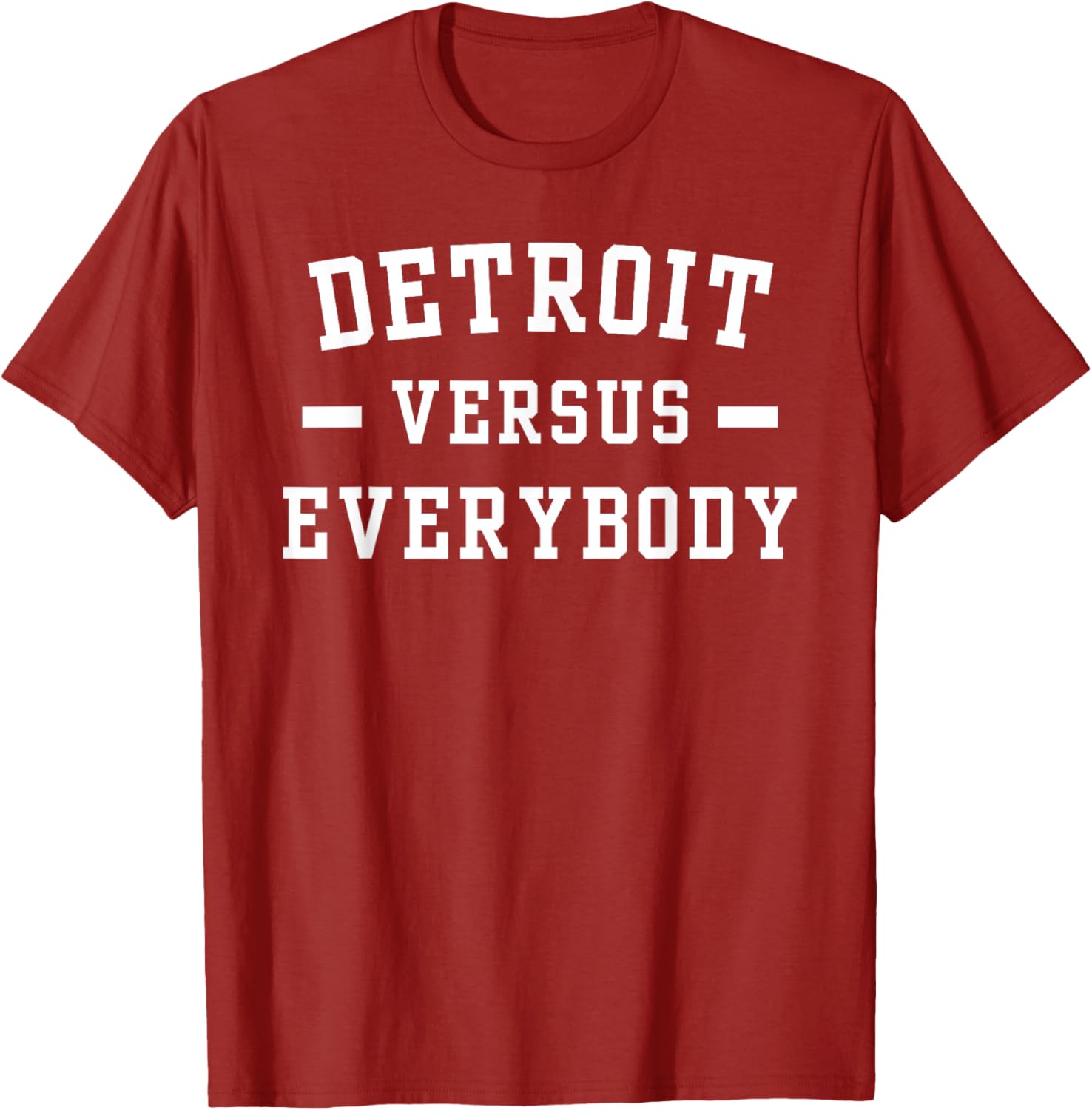 Detroit Versus Everybody Graphic Tee - Stylish Casual Wear for Fans - 18