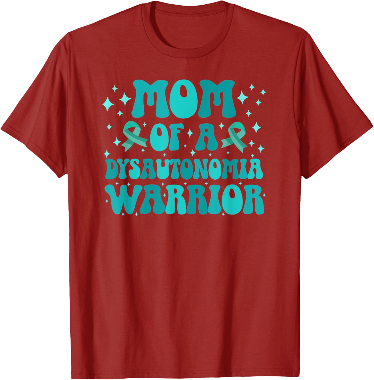 Groovy Dysautonomia Mom T-Shirt for Proud Mothers of Warriors - 3