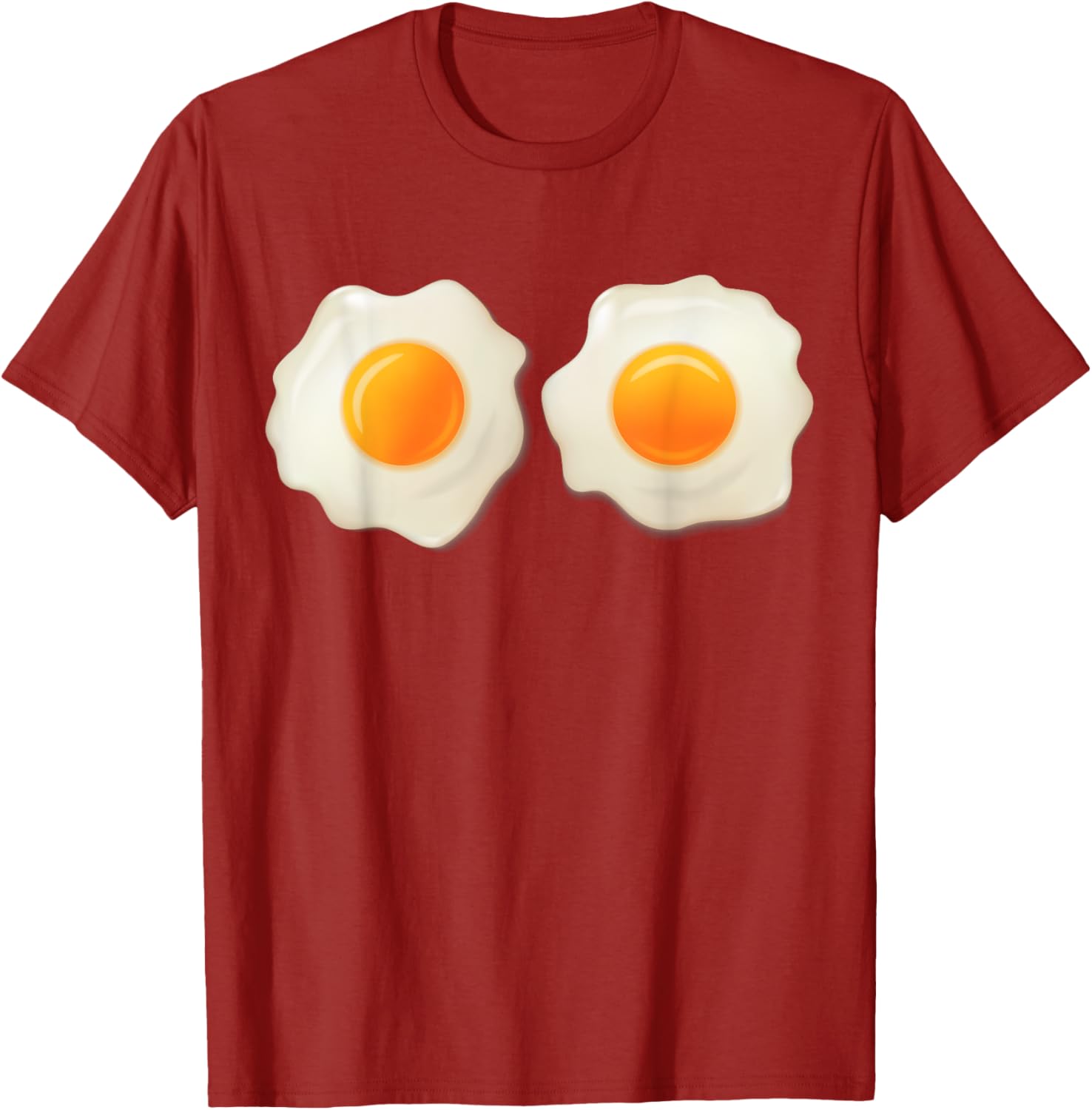 Double Fried Eggs Sunny Side Up T-Shirt for Food Lovers and Fun Apparel - 14