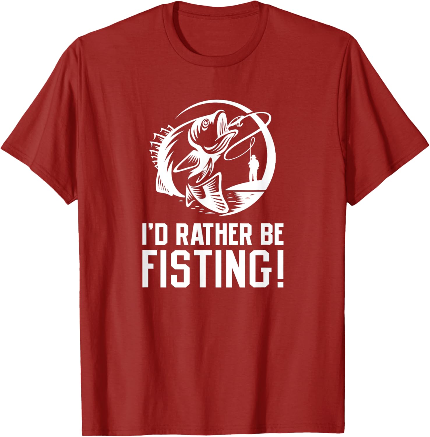I'd Rather Be Fisting Funny Graphic T-Shirt for Casual Wear - 3