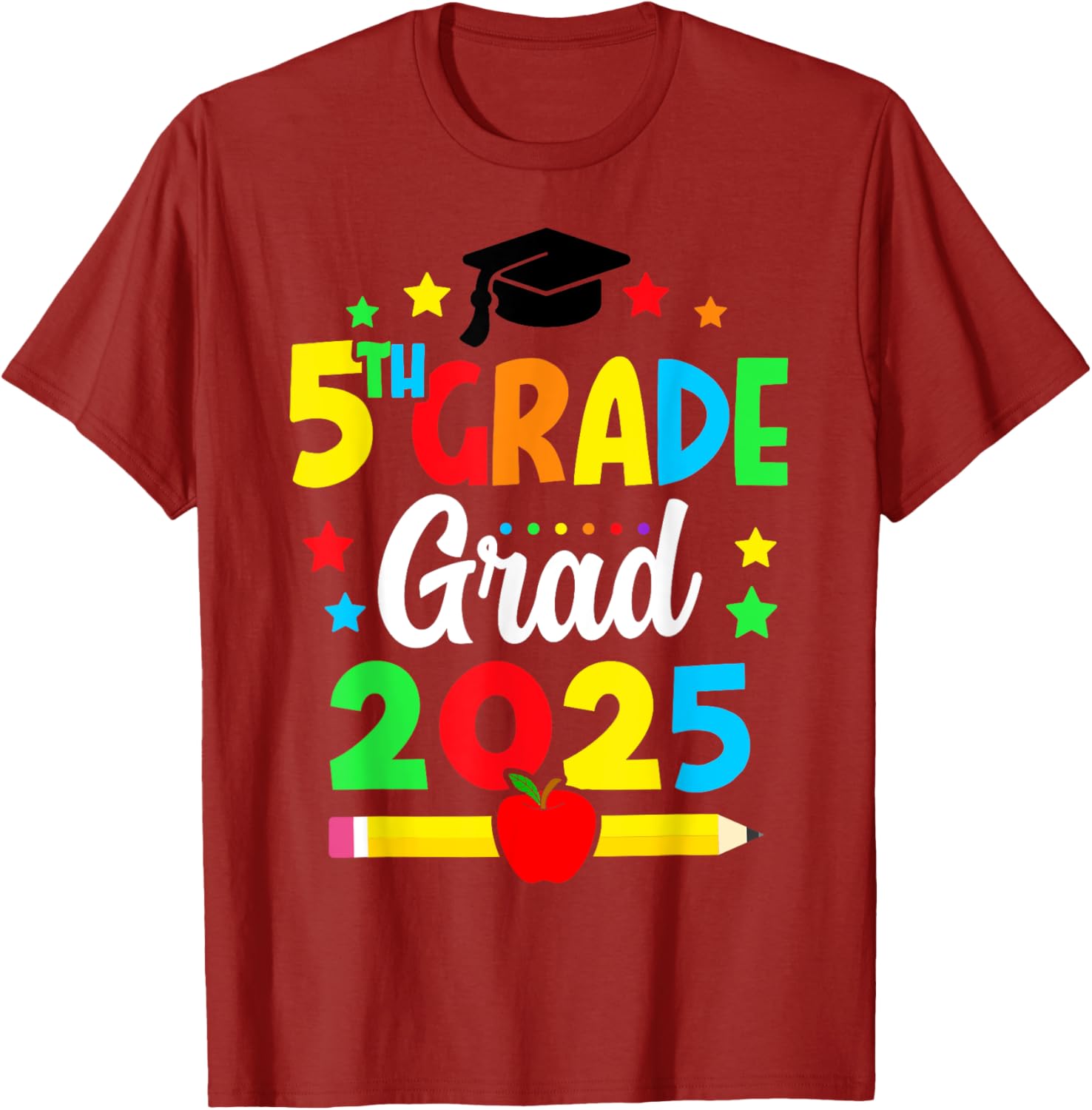 Fifth Grade Graduation 2025 T-Shirt for Young Graduates and Dreamers - 14