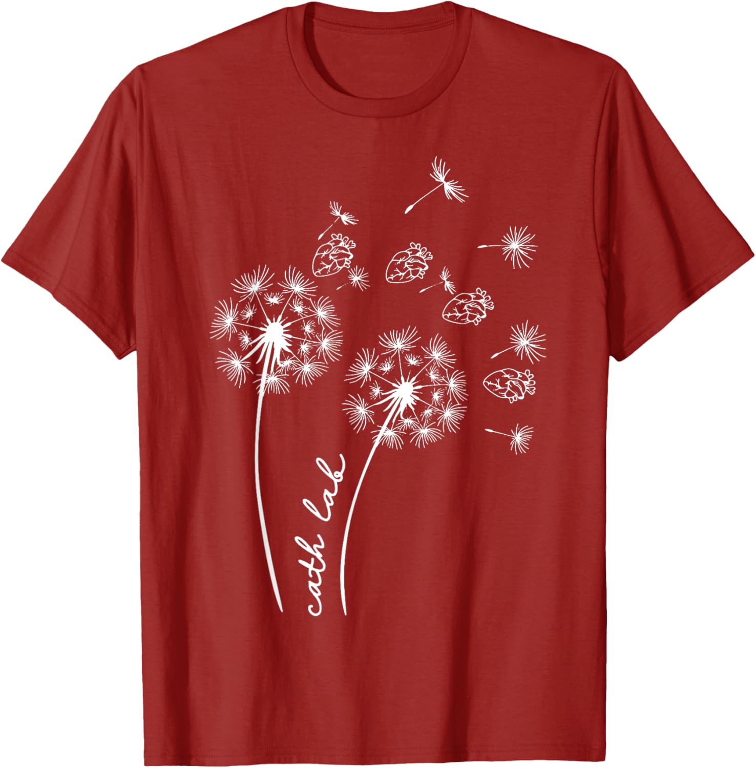 Dandelion Cardiac Nurse T-Shirt for CVICU Cardiologists & Nurses - 1