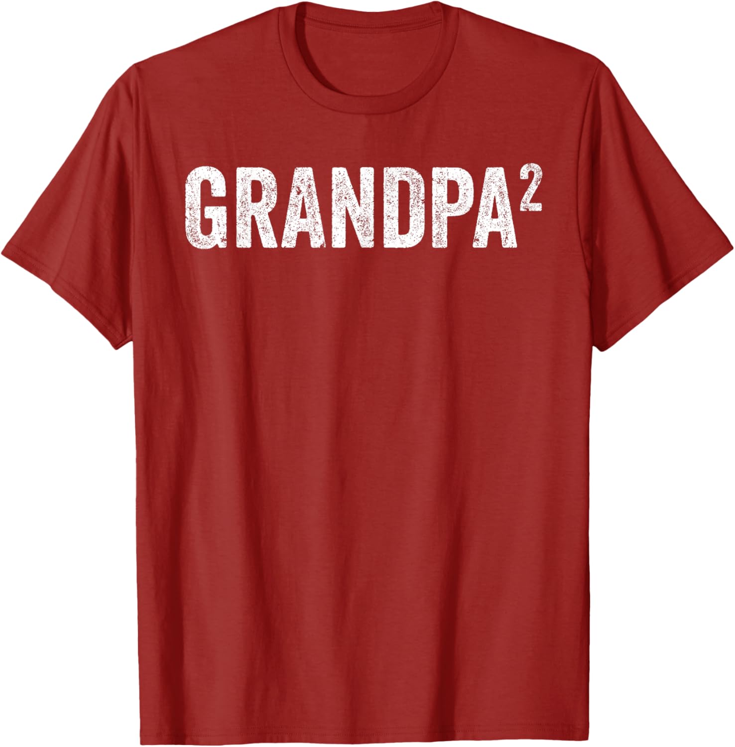 Cute Grandpa of Two Grandkids T-Shirt for Father's Day Gift - 1